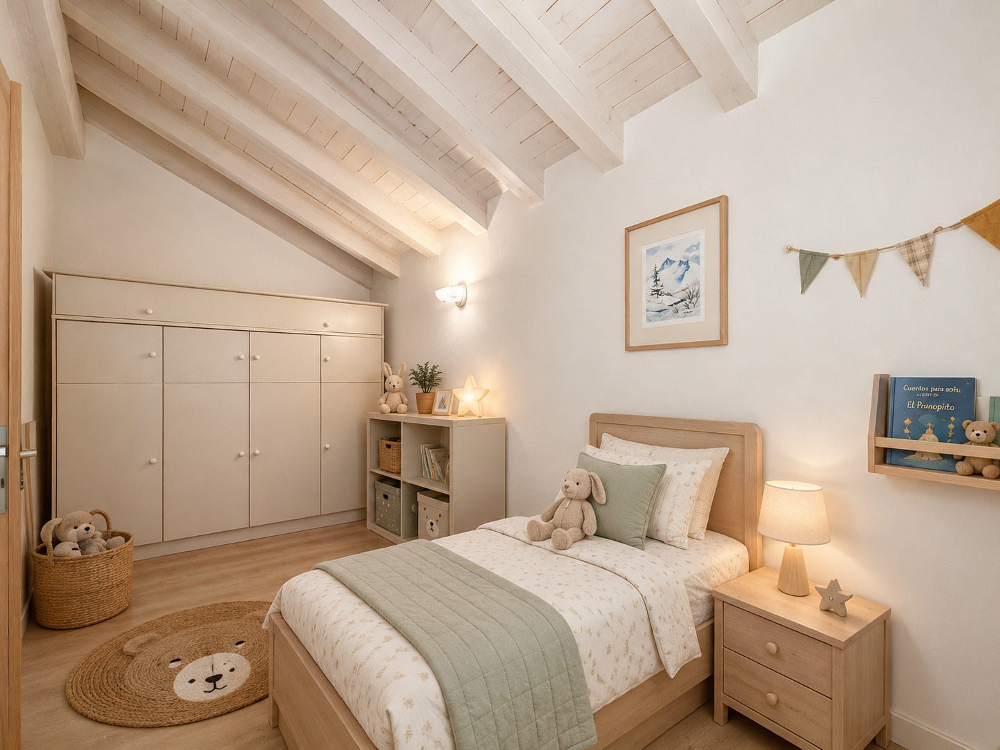 Visualisation IA d'une chambre d'enfant Visualisation IA d'une chambre d'enfant