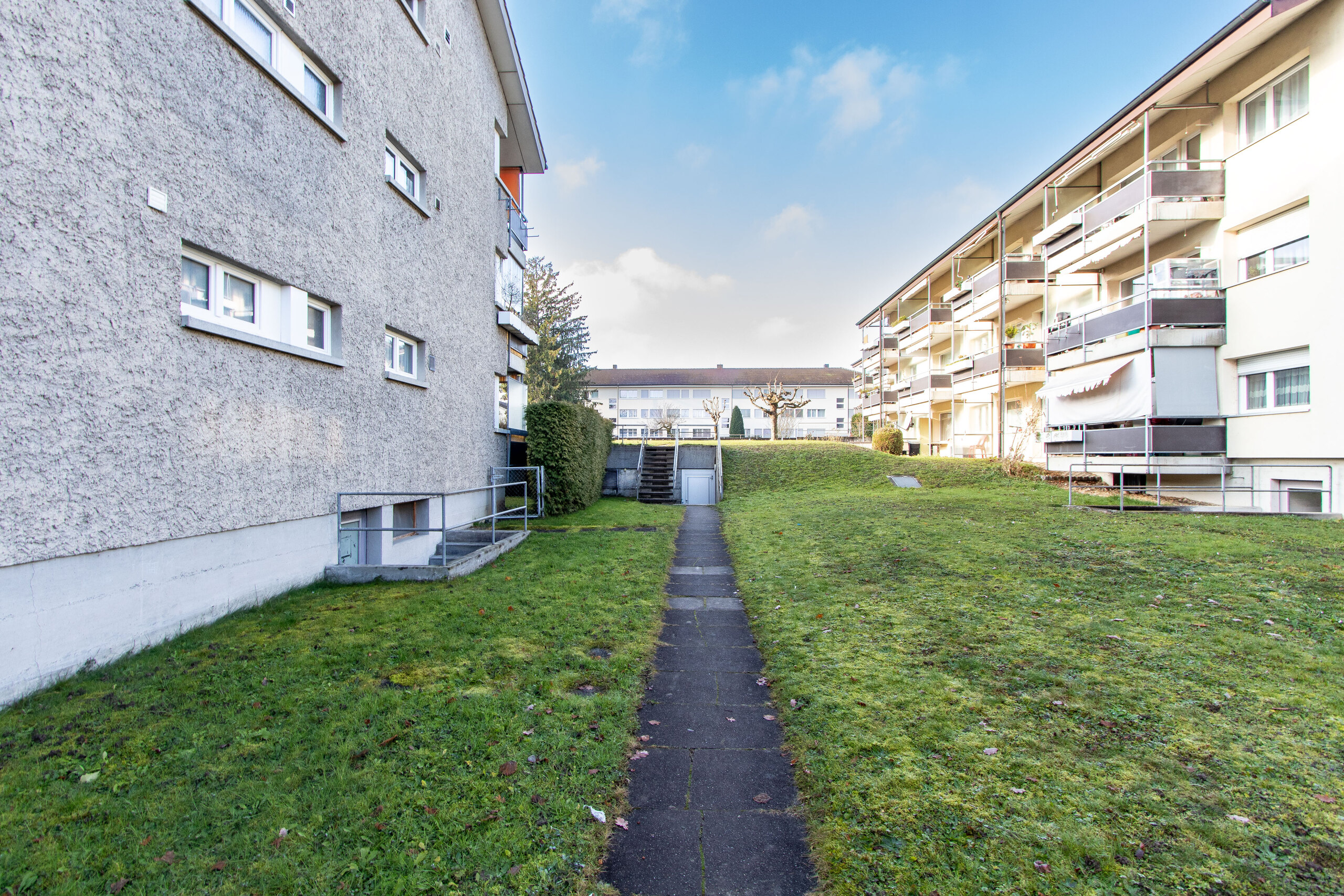 Accès garage souterrain