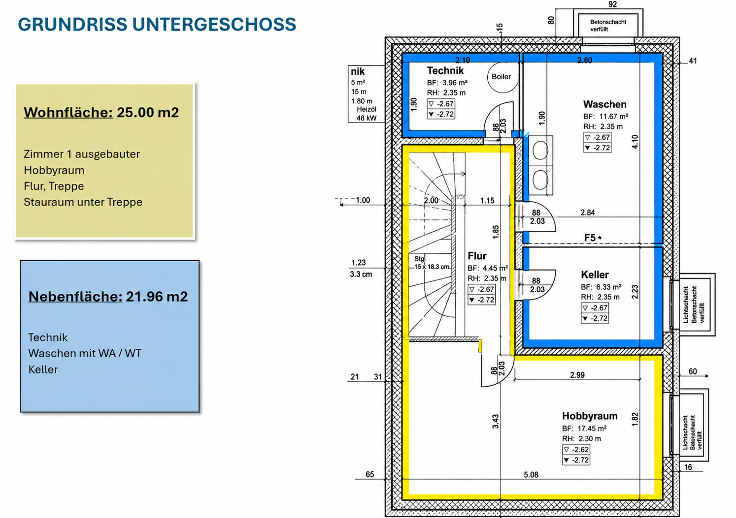 Plan du sous-sol Plan du sous-sol