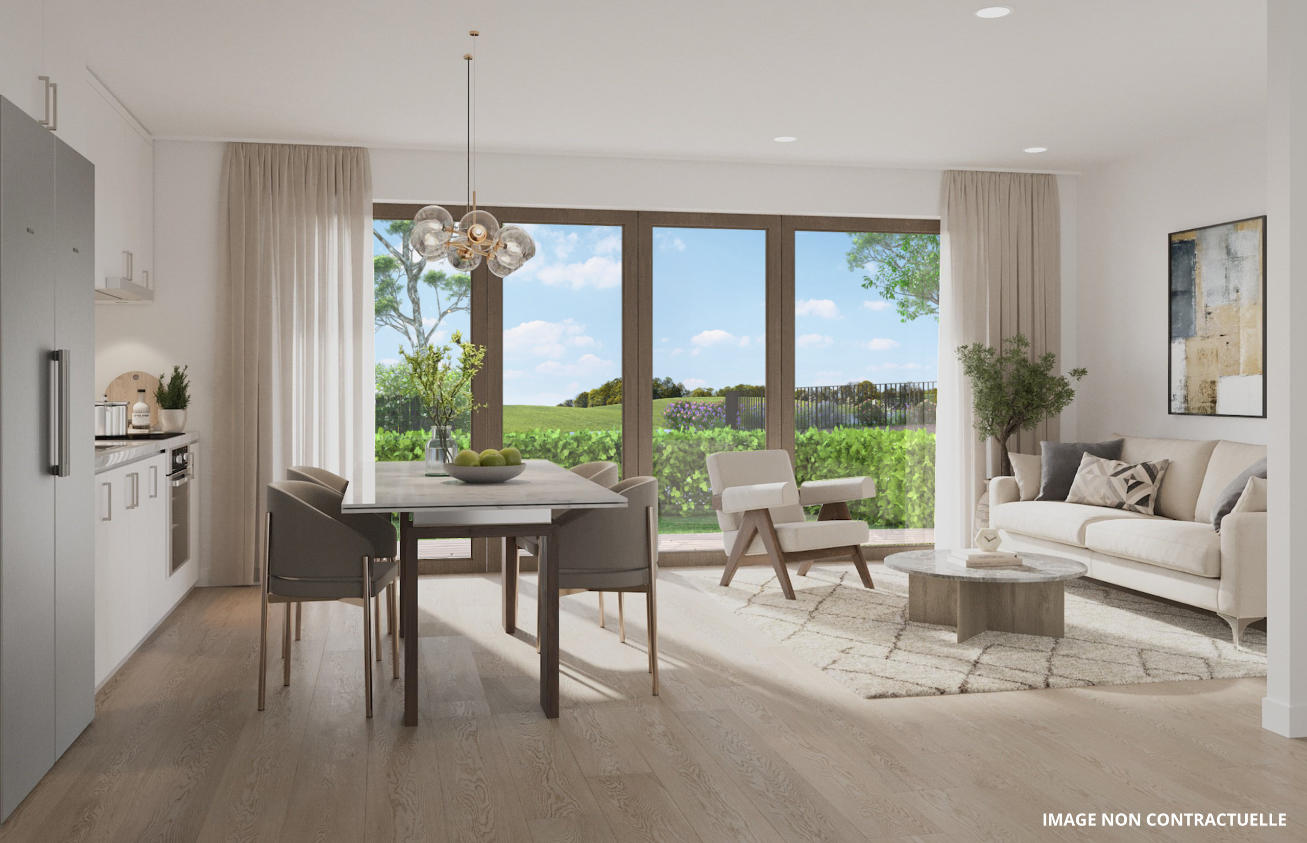 Séjour rez bâtiment B2