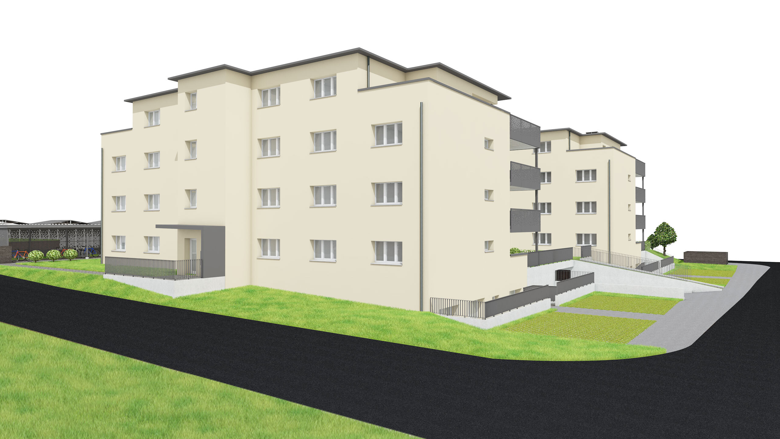 Façades nord-est Façades nord-est