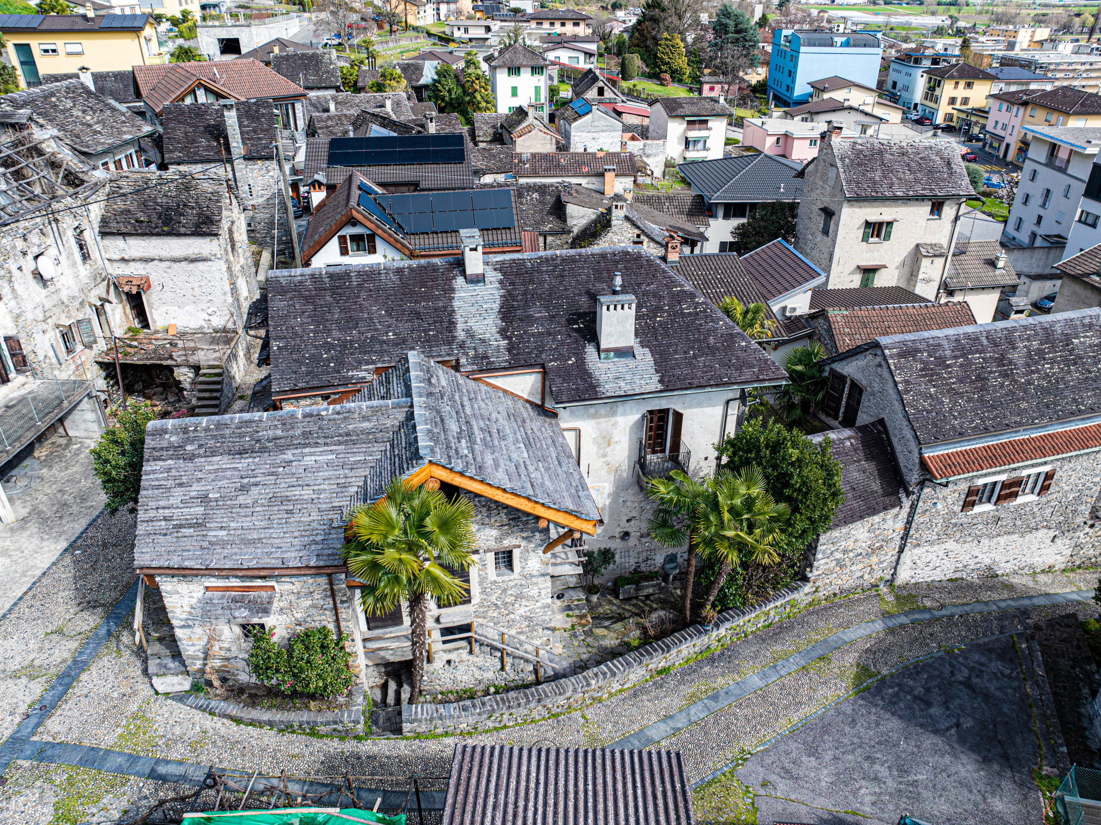 Ensemble vier Häuser