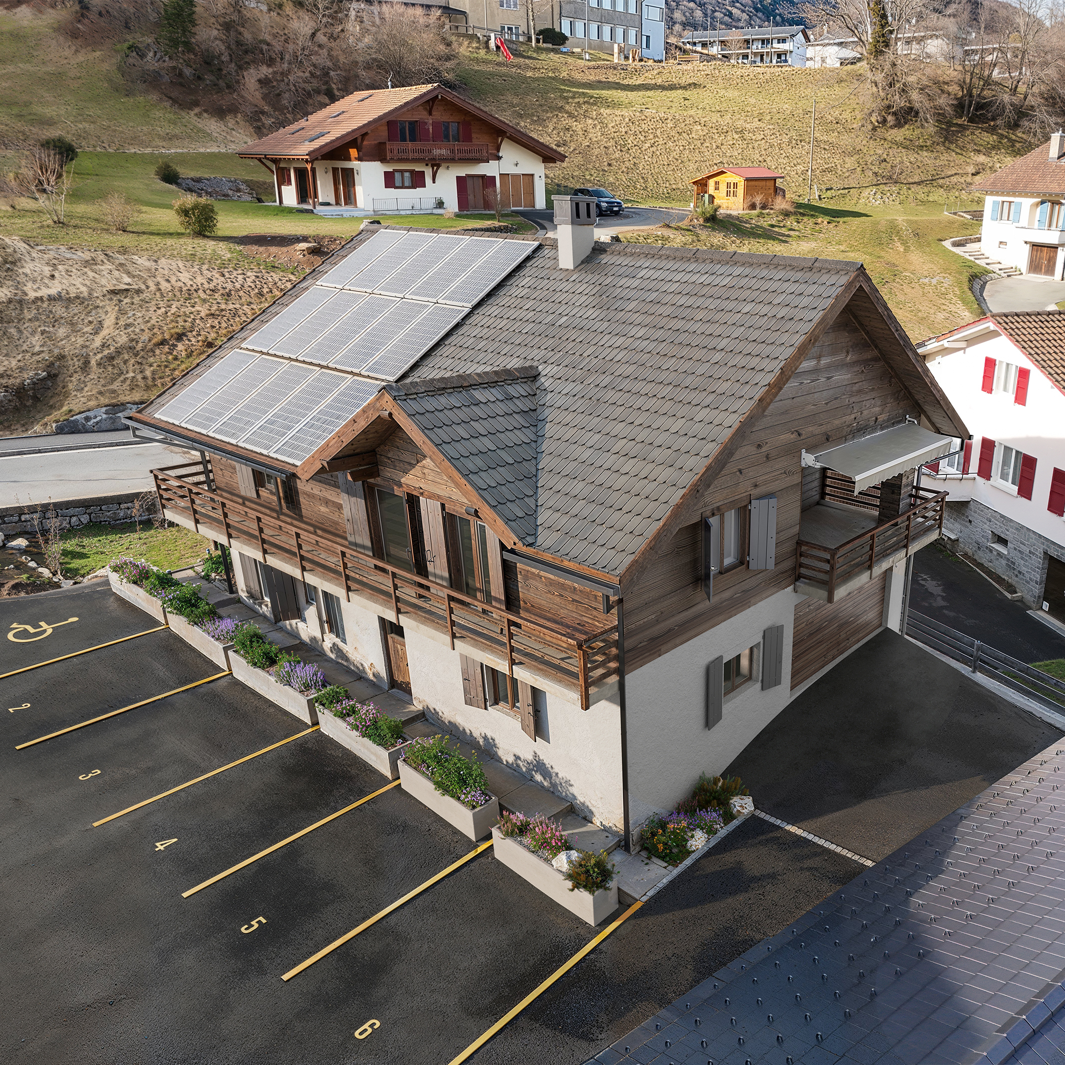 Vue 3D du projet mis à l'enquête