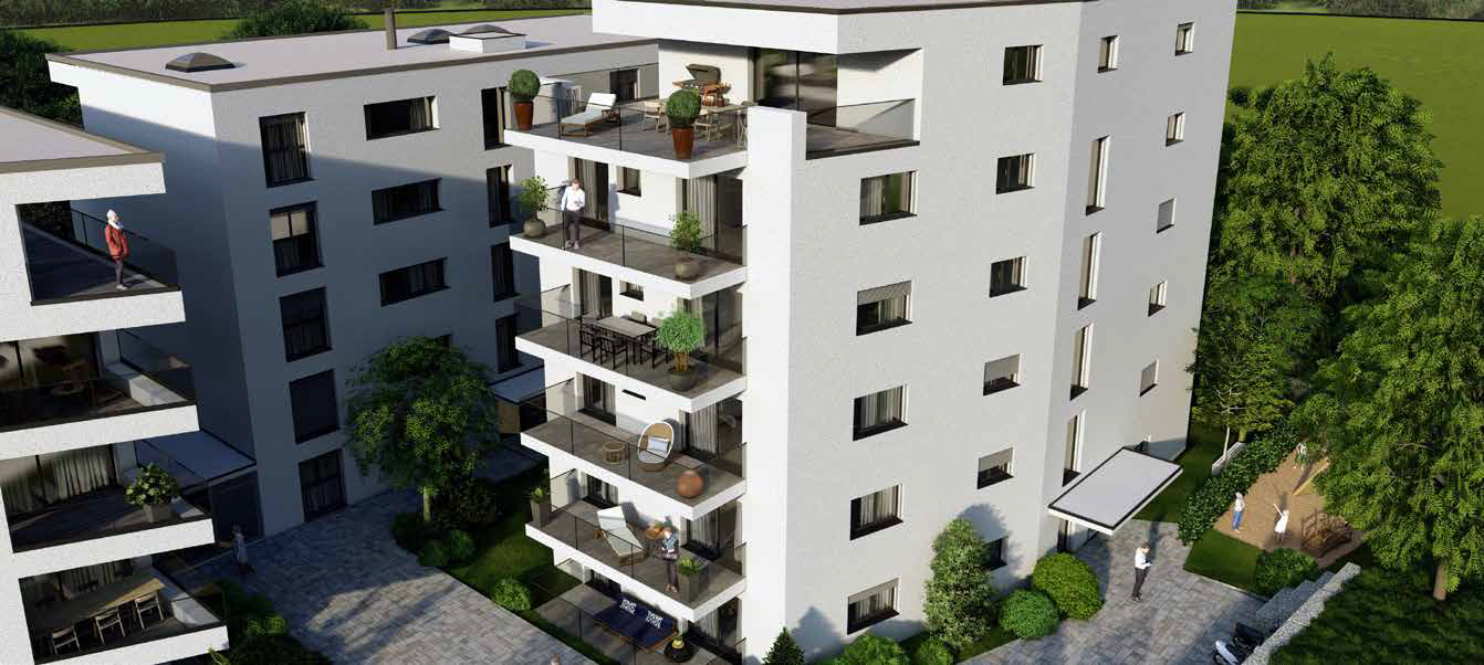 Immeuble C - Façades est - Image non contractuelle
