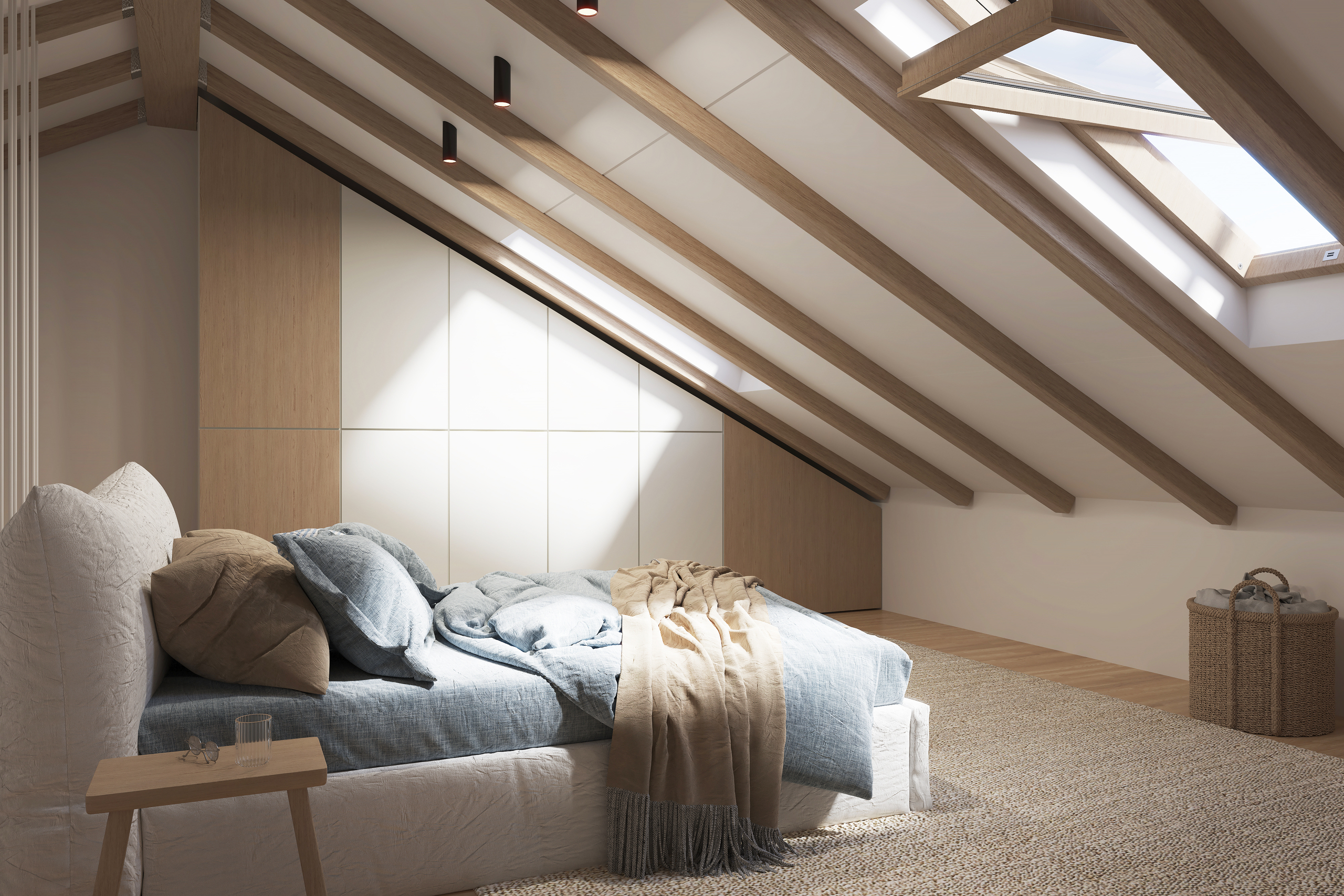 Zimmer Dachgeschoss Visualisierung