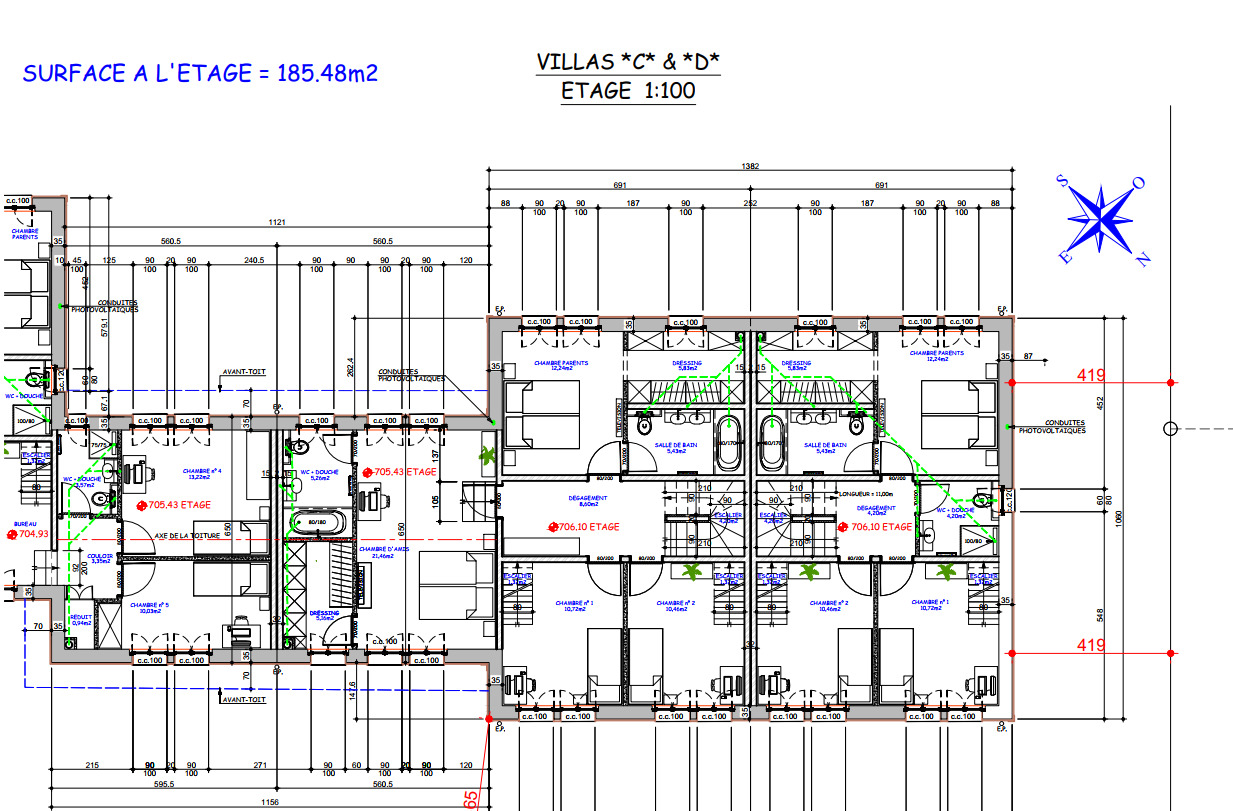 Plans étage Plans étage