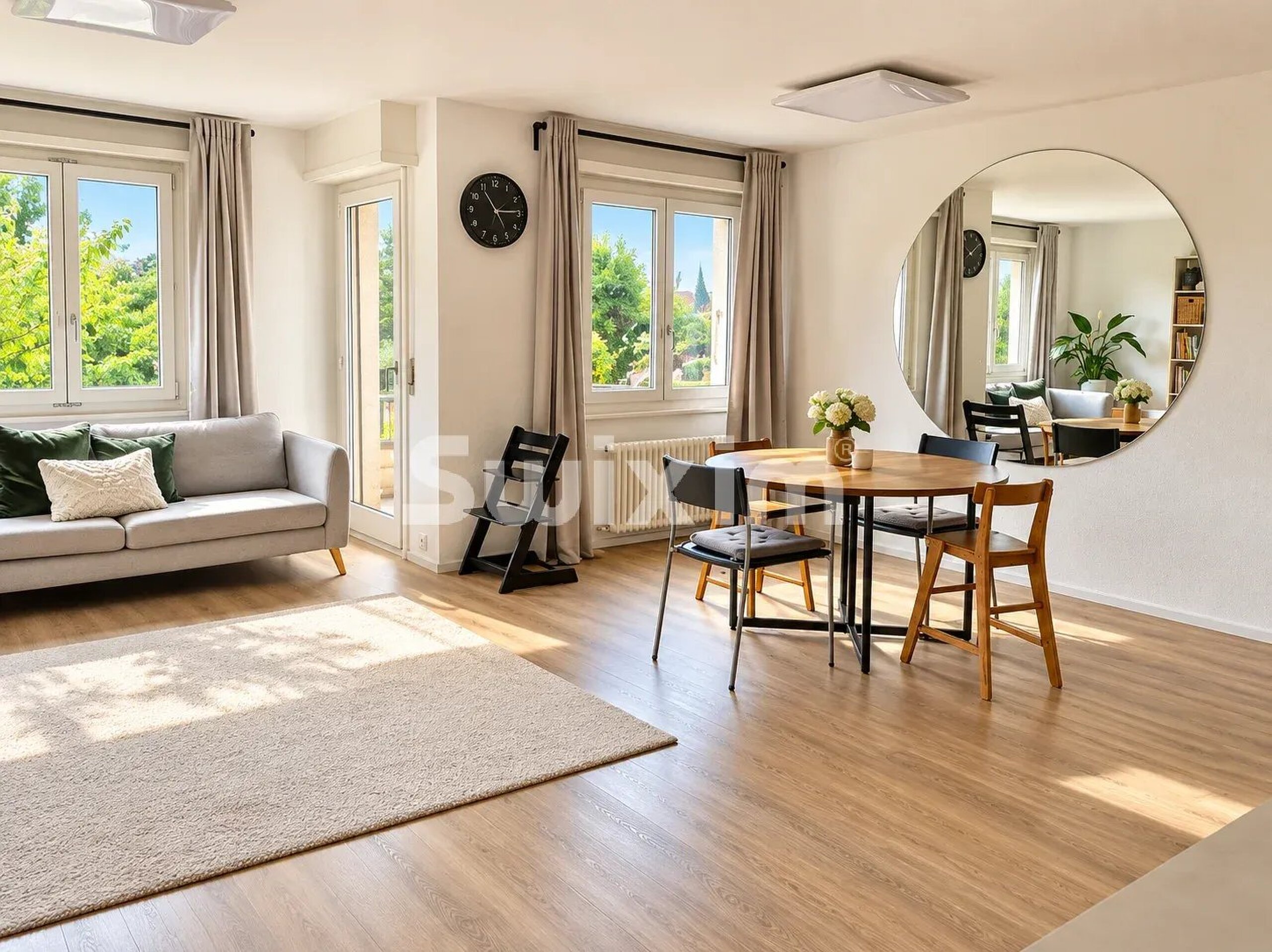 Nouveau 1 / 3 Maison individuelle Maison individuelle de 5 pièces en location à District de Lausanne, Epalinges - 150 m² CHF 4'925.-/mois, ch. c. 1066 District de Lausanne, Epalinges 01.12.2026 Maison familiale lumineuse à Epalinges avec 5 chambres NR. Découvrez cette superbe maison de 150 m² située à Epalinges, idéale pour une grande famille. Elle dispose de 5 chambres spacieuses et de 5 pièces bien agencées, offrant un espace de vie agréable et lumineux grâce à de grandes fenêtres et des finitions contemporaines. La cuisine moderne entièrement équipée ouvre sur un salon convivial, parfait pour recevoir ou partager des moments en famille. Cette propriété est entourée d’un jardin entièrement clôturé, muni d’un système d’arrosage automatique et d’un éclairage extérieur pour profiter des soirées estivales. Pour les amateurs de barbecue, un espace dédié est prévu, garantissant des moments gourmands et conviviaux lors des beaux jours. Le carport protège vos véhicules tandis que les panneaux solaires vous assurent une consommation énergétique responsable. Le quartier résidentiel d’Epalinges est calme et verdoyant, offrant un cadre paisible à quelques minutes de toutes les commodités. Cette...