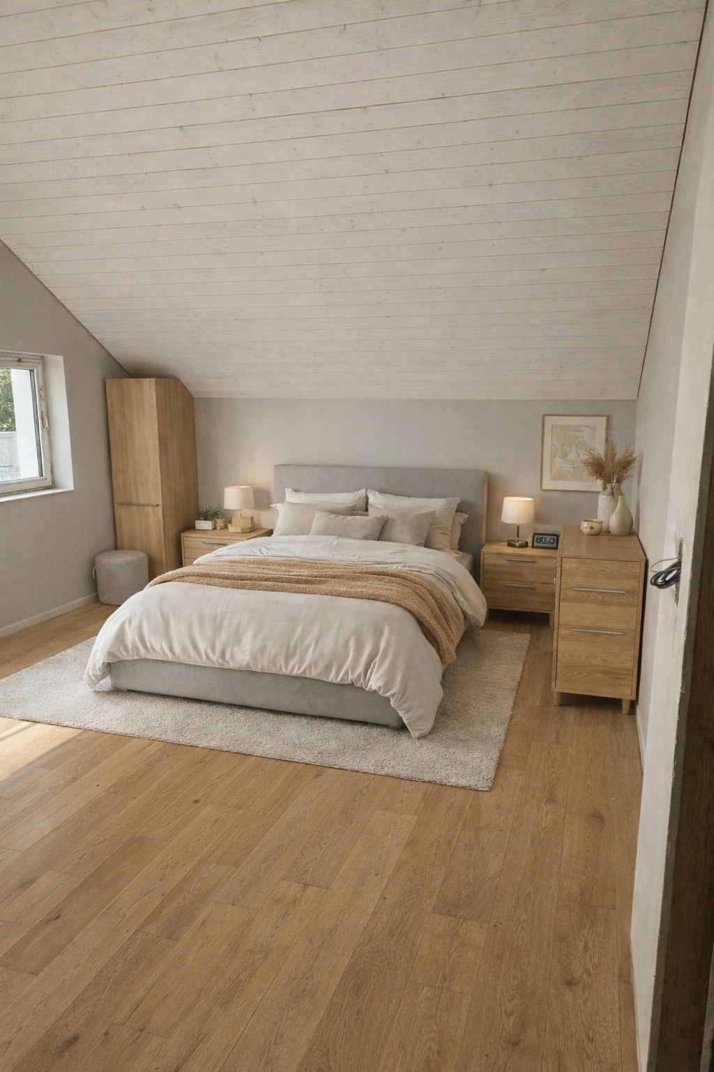 Crissier | Maison Jumelle F1 | Chambre parentale combles