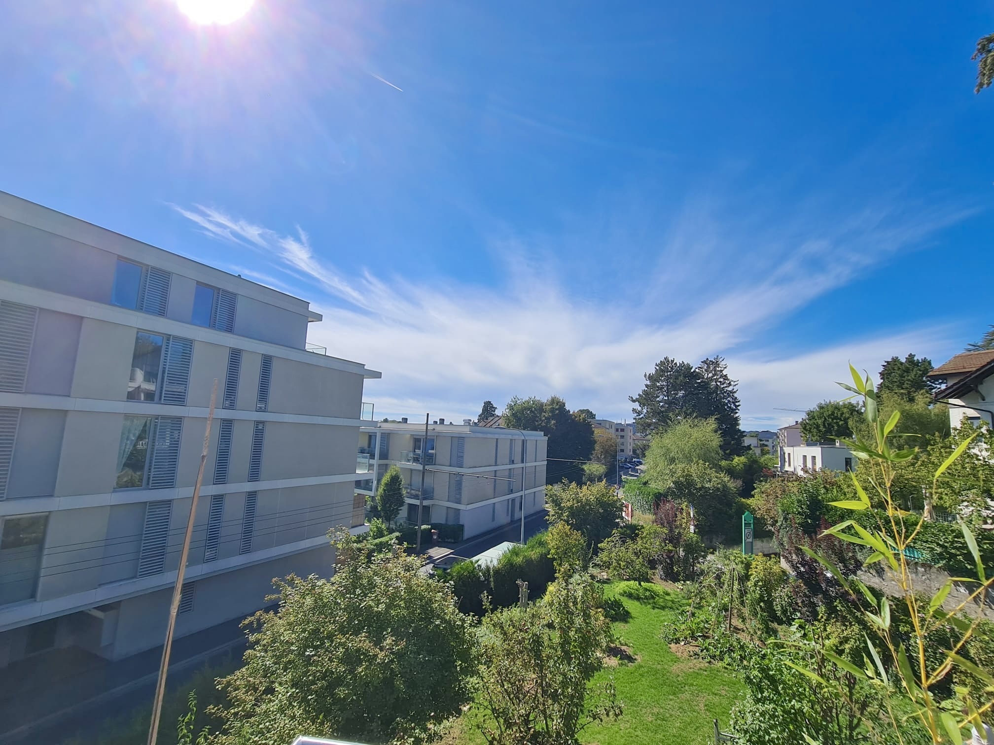 Vue depuis le balcon