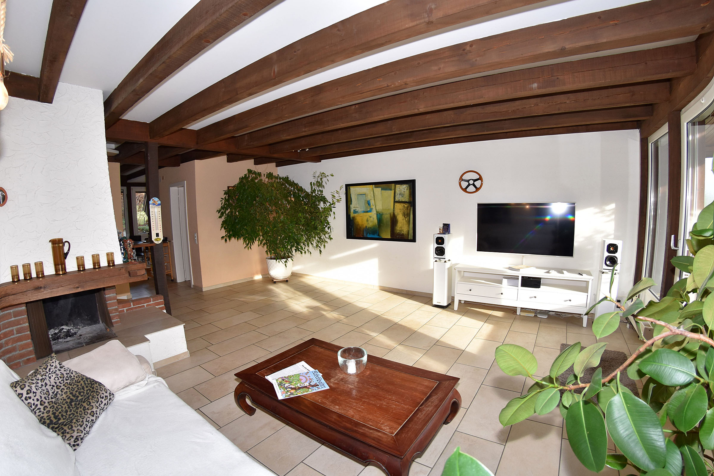 Die helle Wohnlandschaft