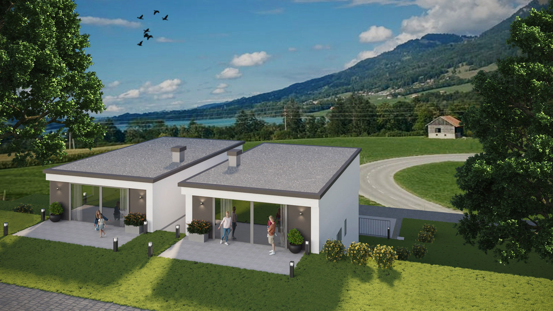 Villas individuelles de standing avec vue sur le Lac