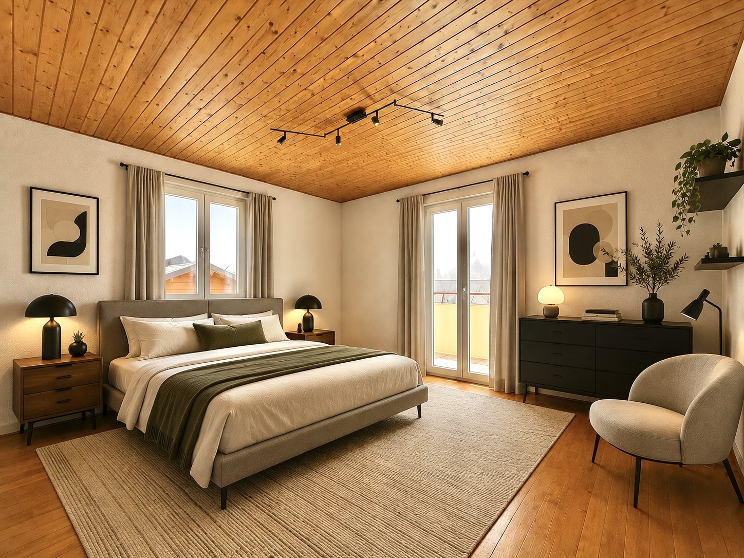 4 pièces - Chambre homestaging