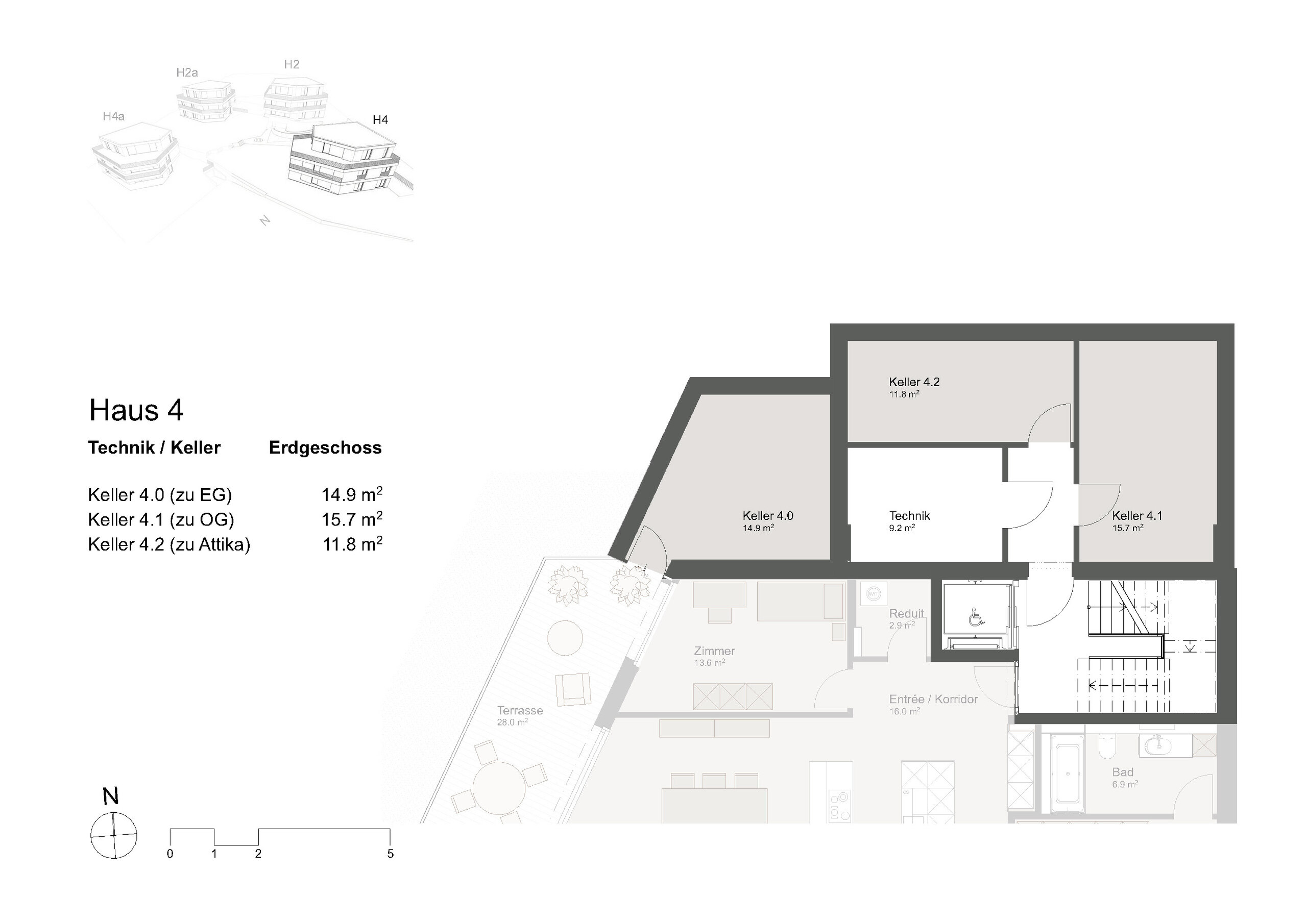Grundriss Keller Haus 4