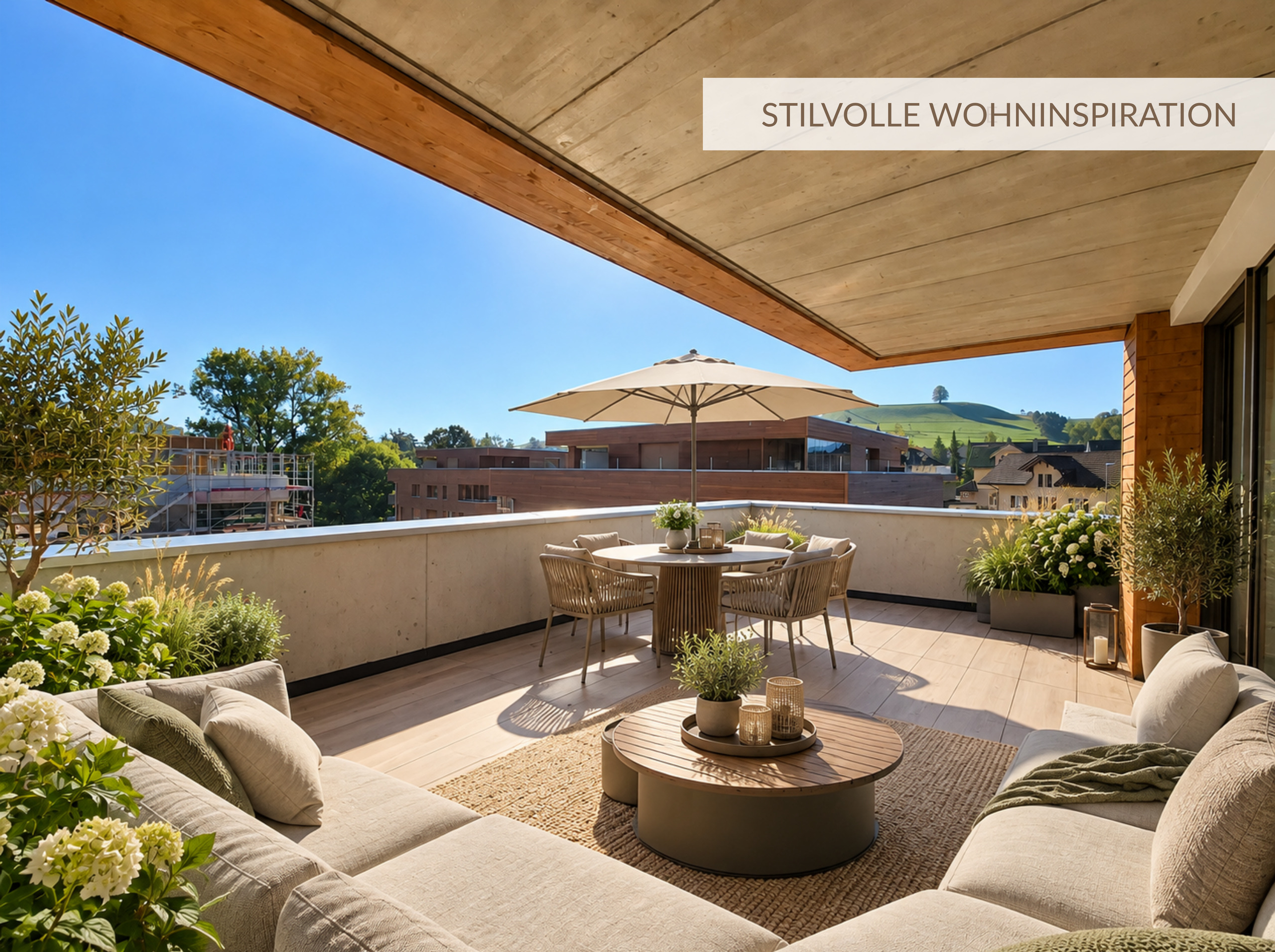 Terrasse mit tollem Weitblick 