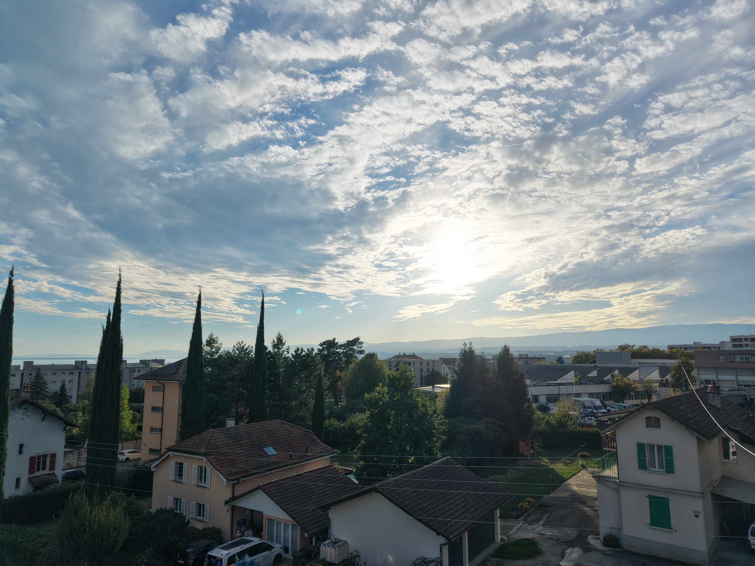 Vue de la LOGGIA (OUEST)
