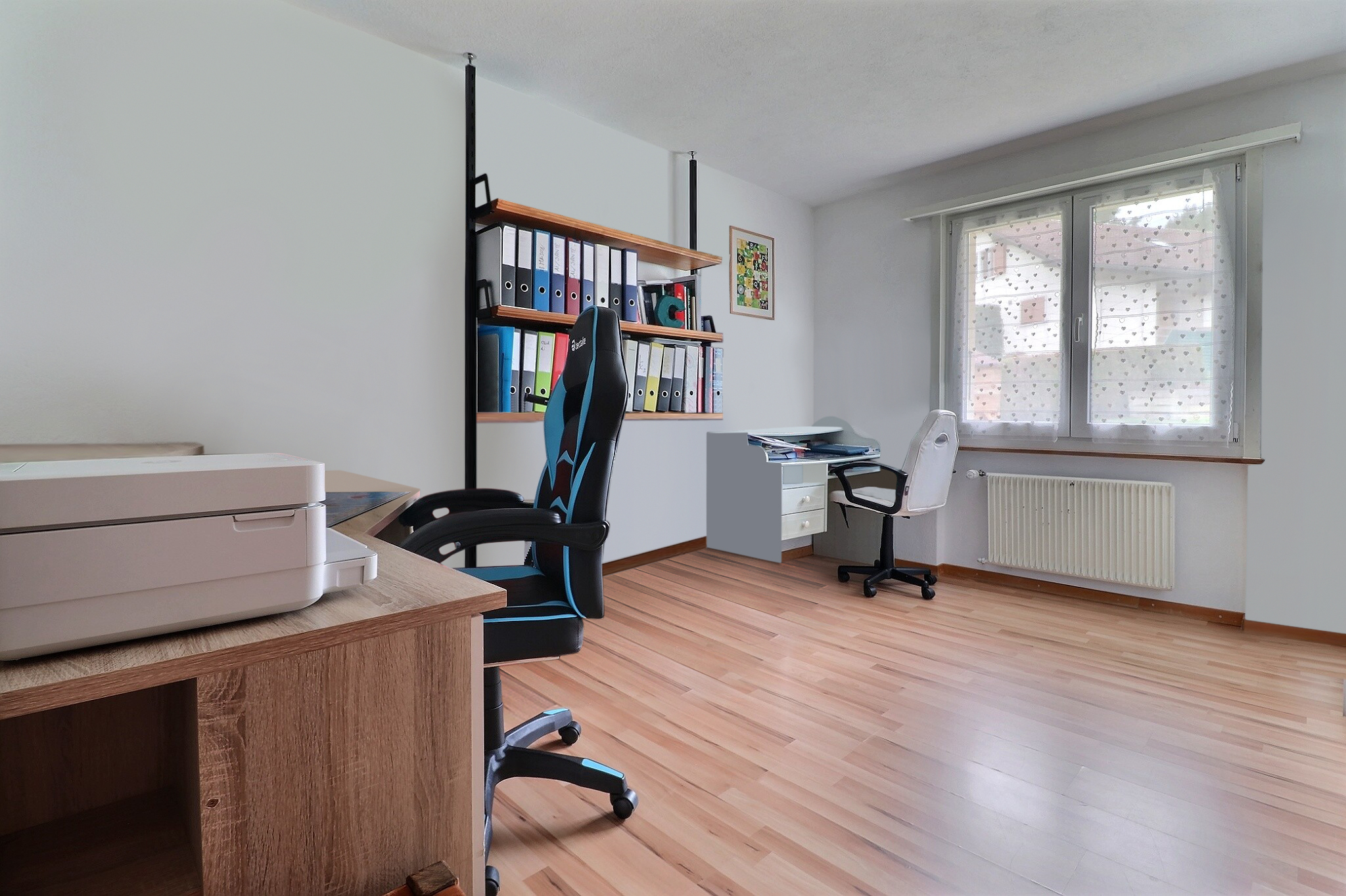 Chambre / bureau du 4.5pcs au rez-de-chaussée