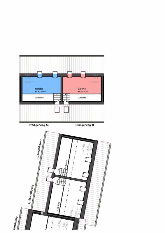 Dachgeschoss mit offener Galerie, ideal als Homeoffice, Homecinema, Atelier, ...mit Luftraum Dachgeschoss mit offener Galerie, ideal als Homeoffice, Homecinema, Atelier, ...mit Luftraum