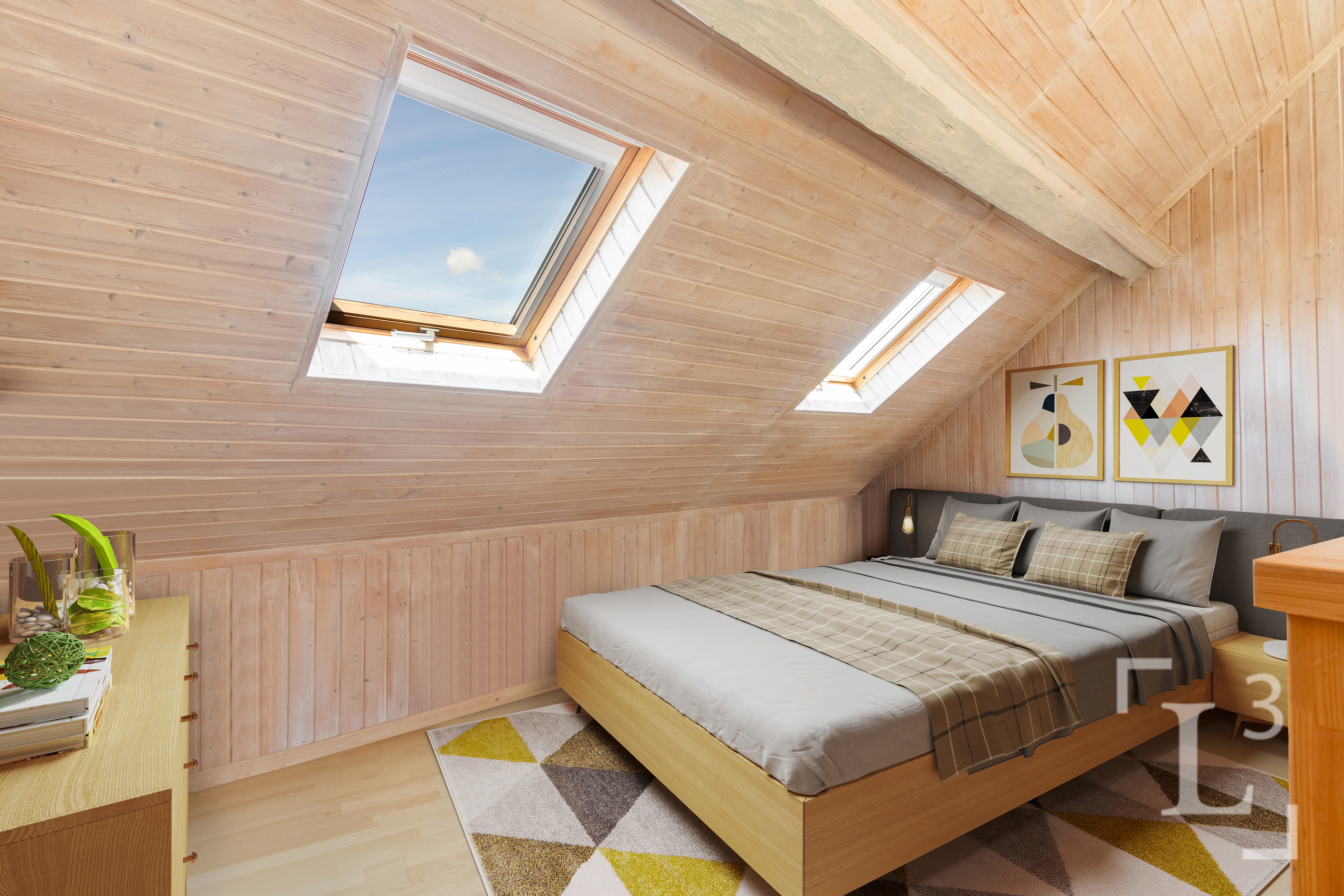 Espace disponible en attique d'env. 30 m2  (Homestaging, mobilier uniquement!)