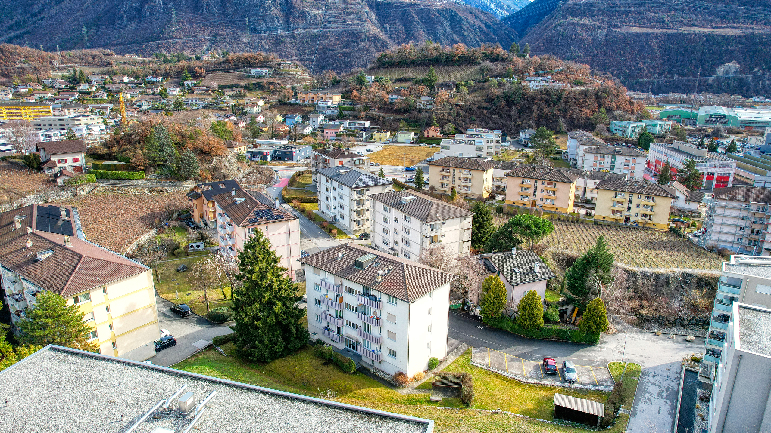 Appartement Sierre - Vue drone