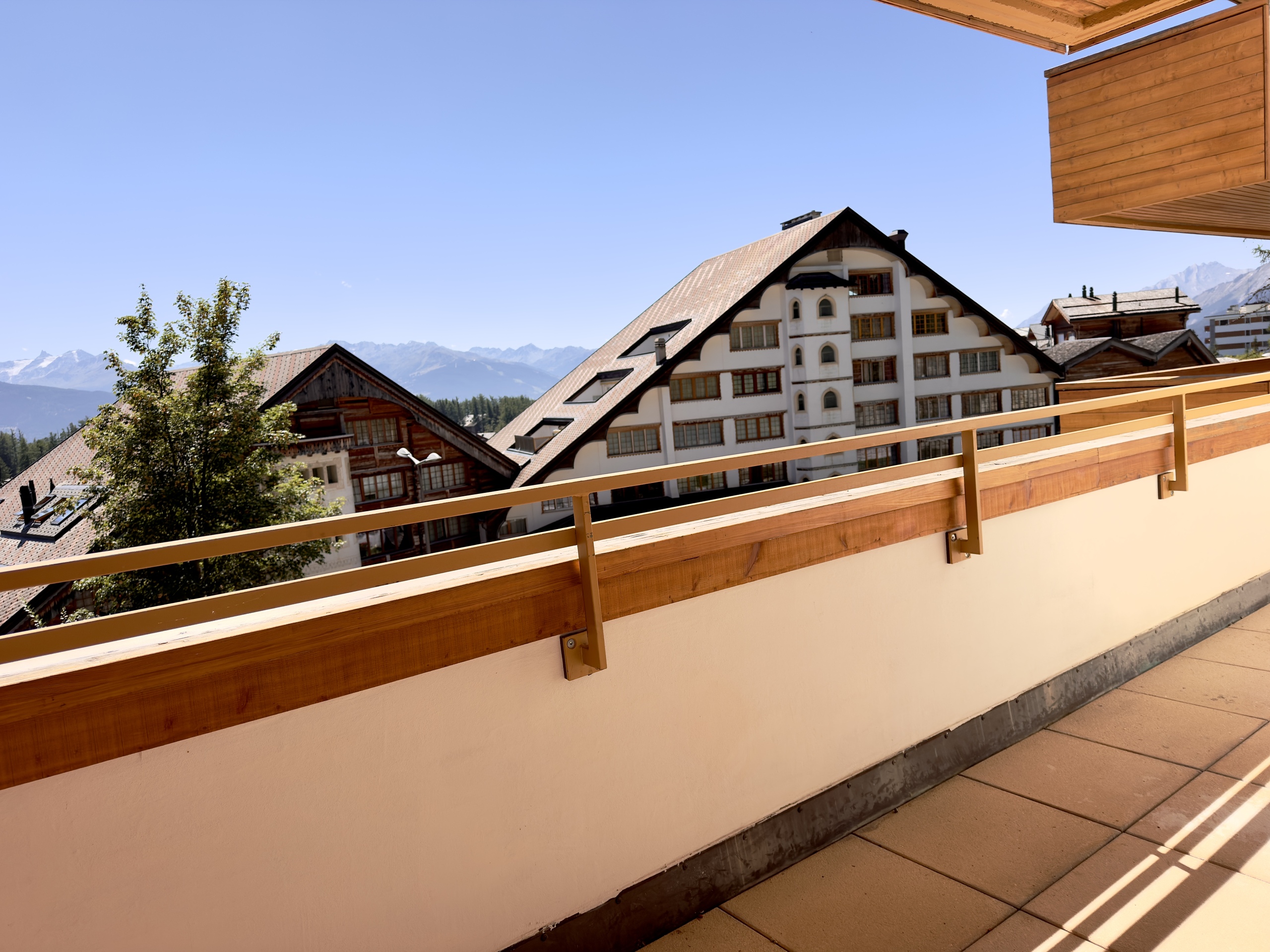 Terrasse privative de la chambre lit double