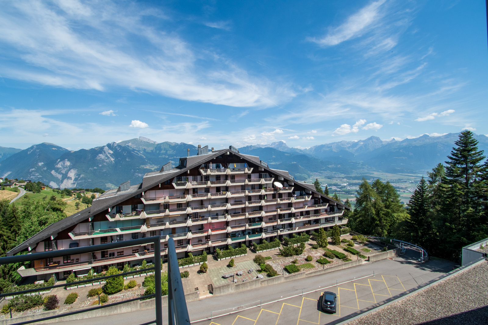 Vue plaine depuis la chambre