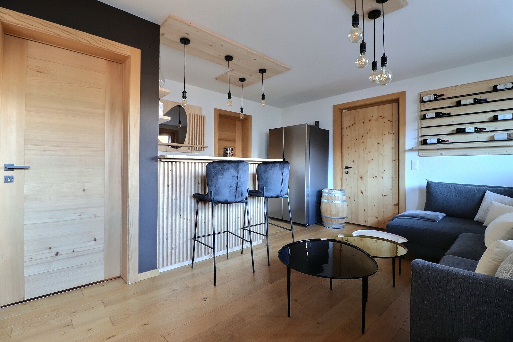 Pièce principale du studio au rez inférieur