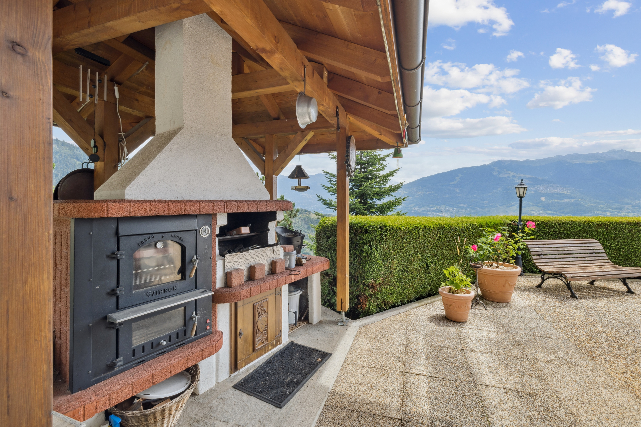 Four à pizza extérieur