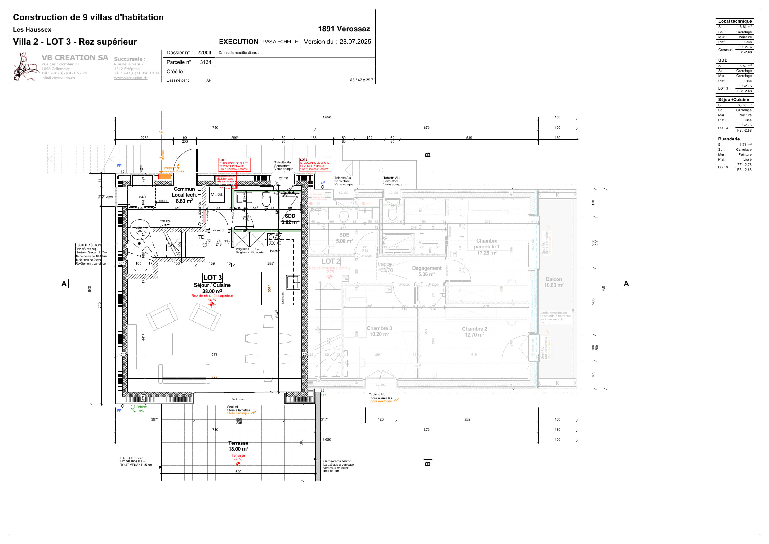 Rez supérieur Rez supérieur