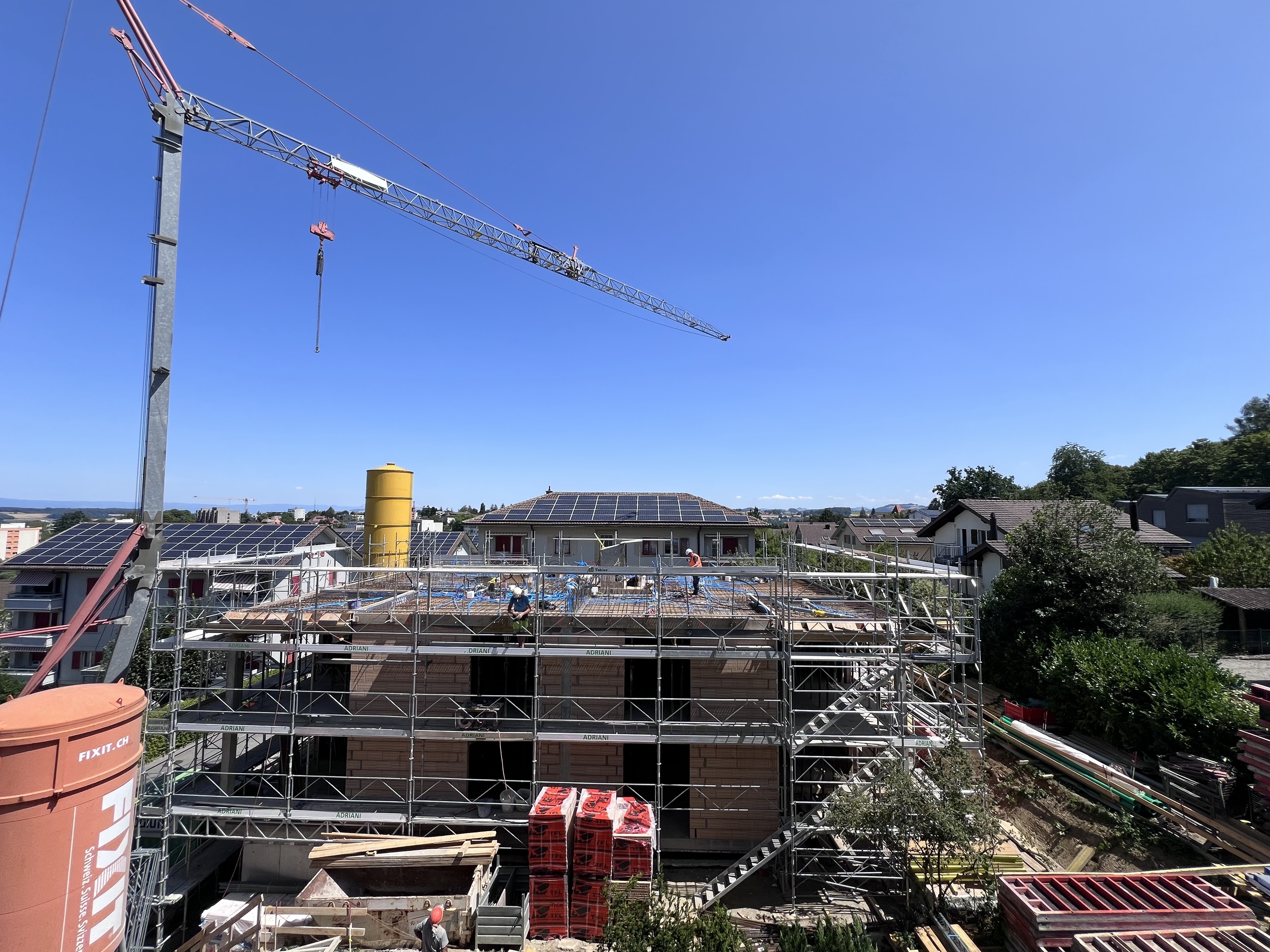 Route des Pervenches 6 - Chantier en cours - Juillet 2026