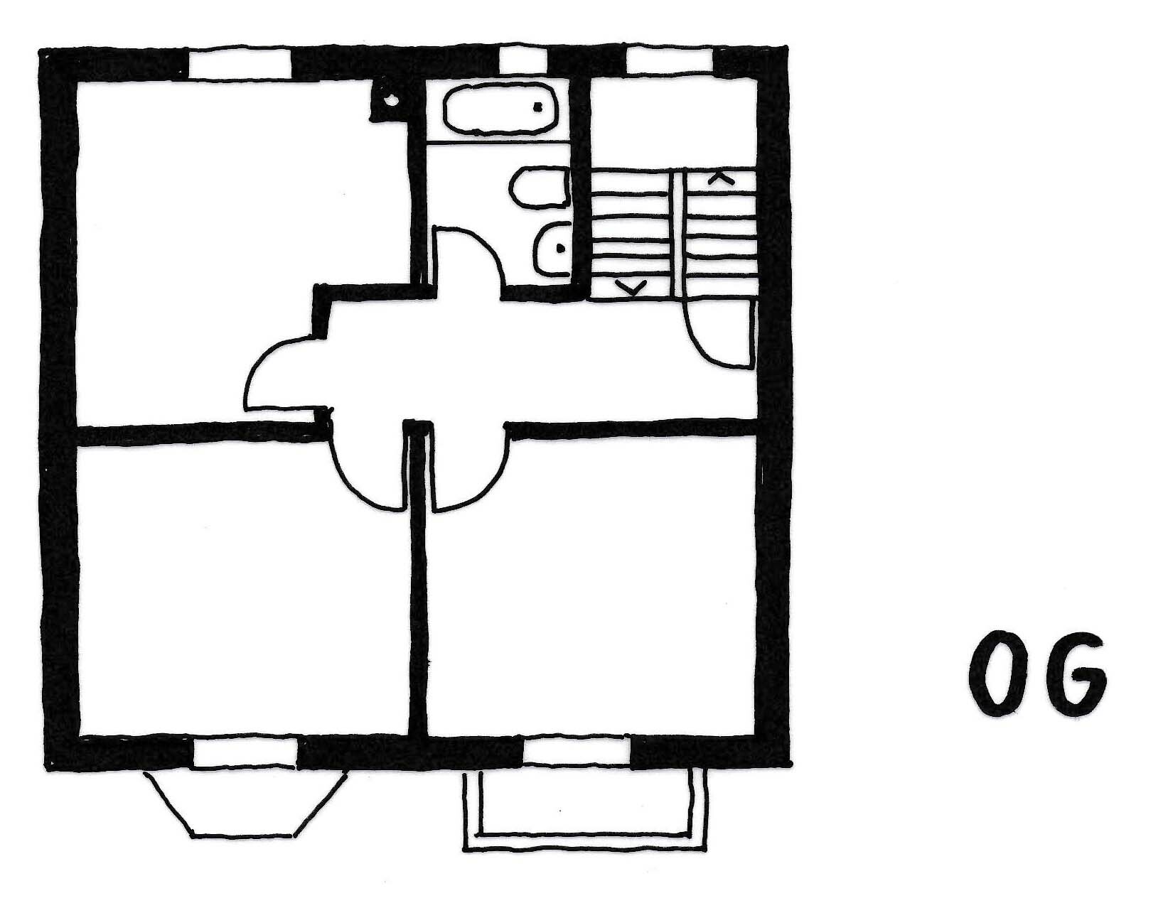 Grundriss Obergeschoss