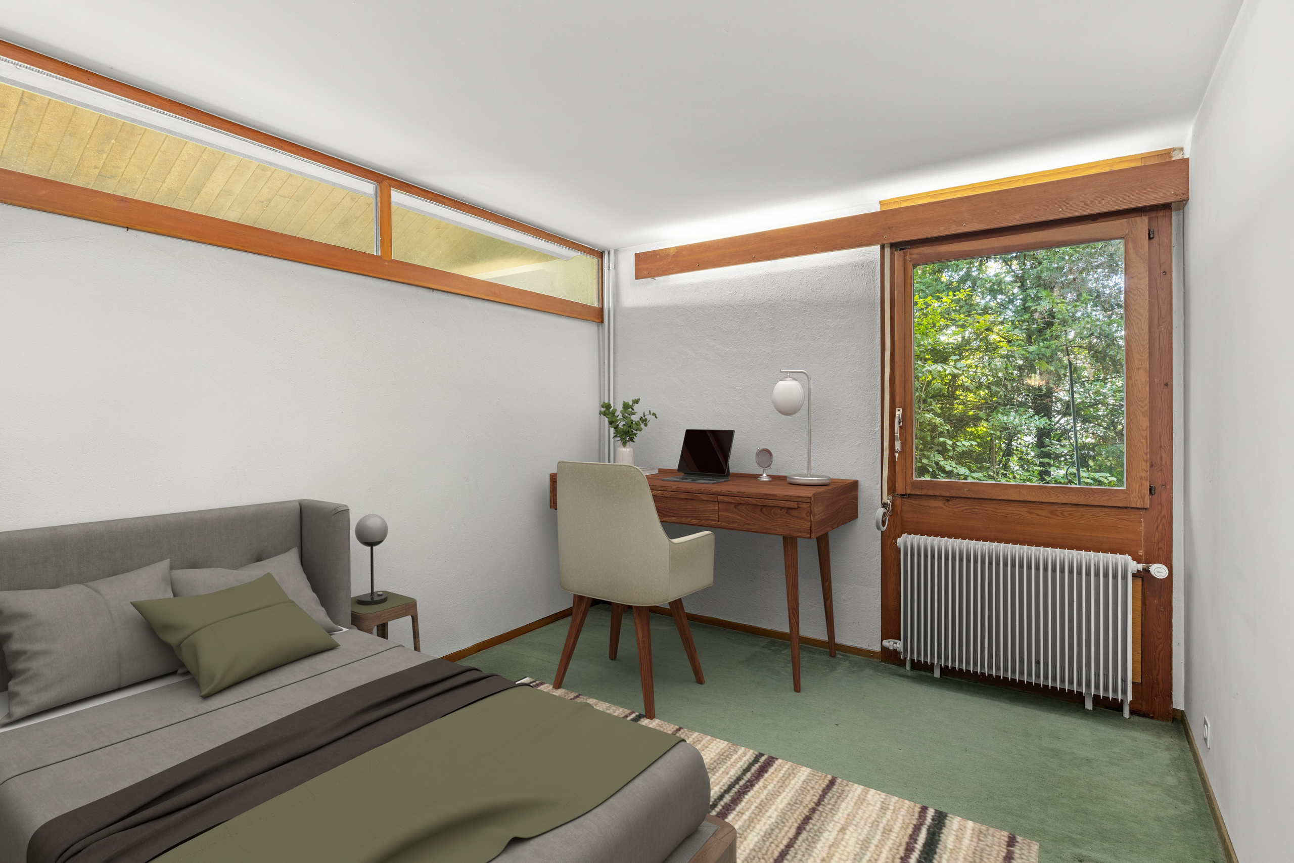 Chambre de 10.5 m2 au rez