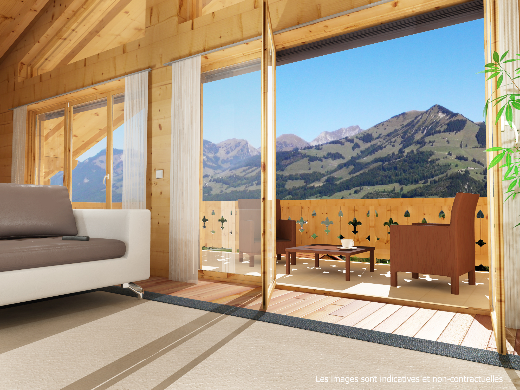 Vue imprenable depuis le balcon