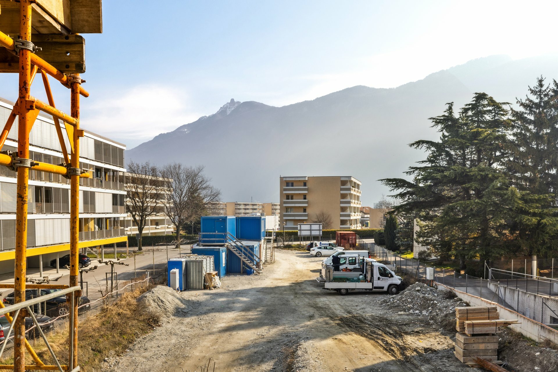 Aktuelle Ansicht - Bau im Gange