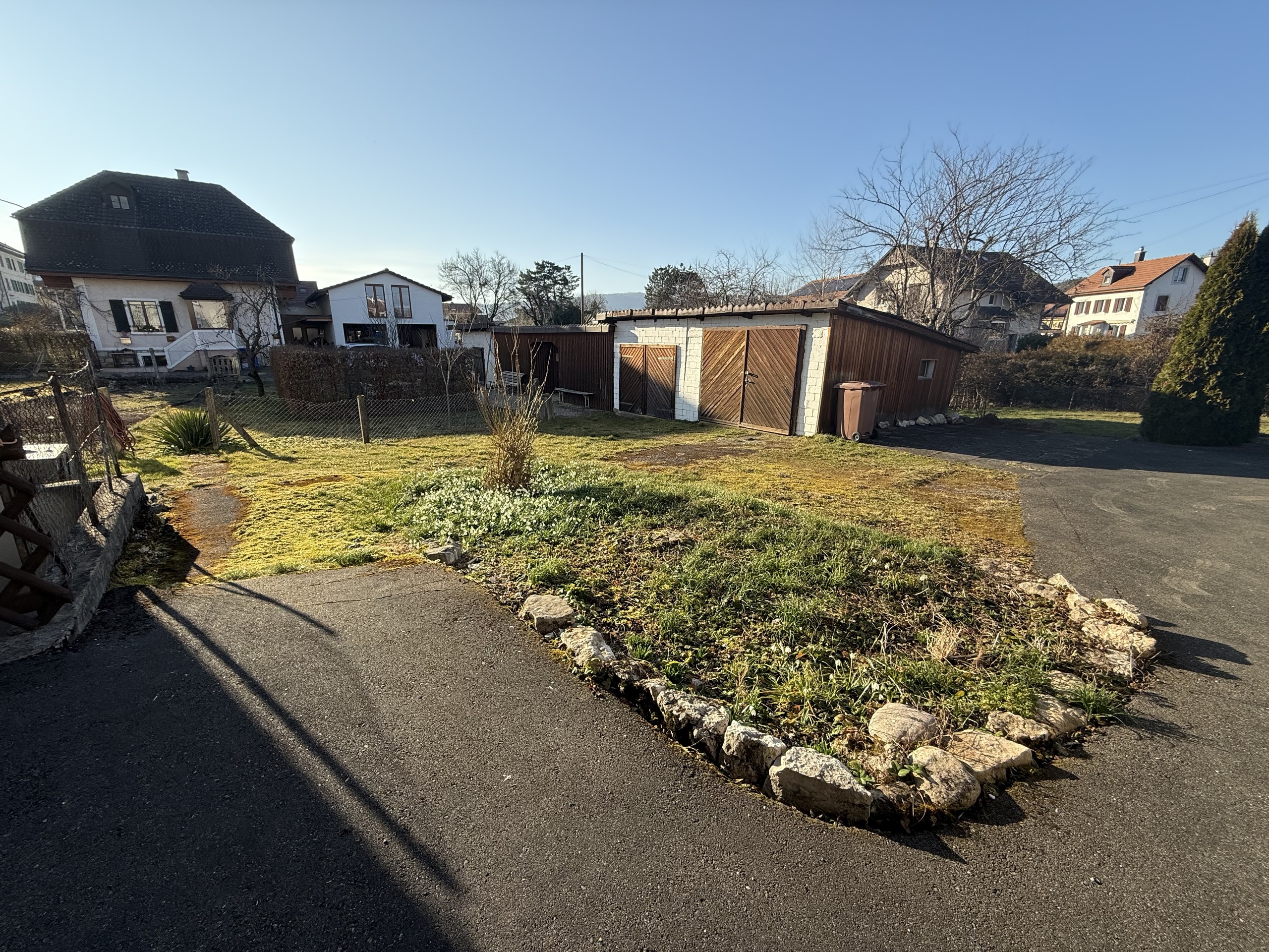 vue de la parcelle en commun