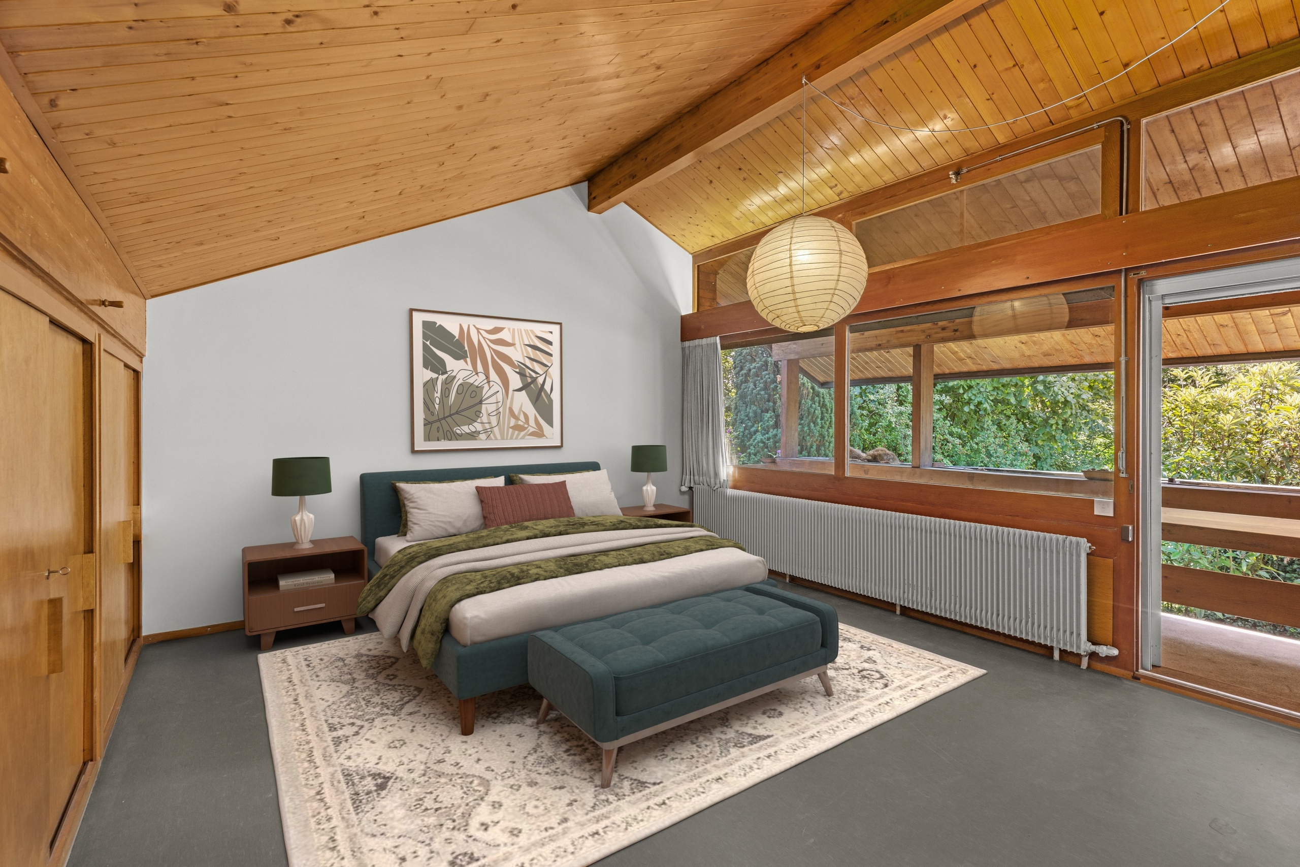 Chambre principale de 21 m2 à l'étage