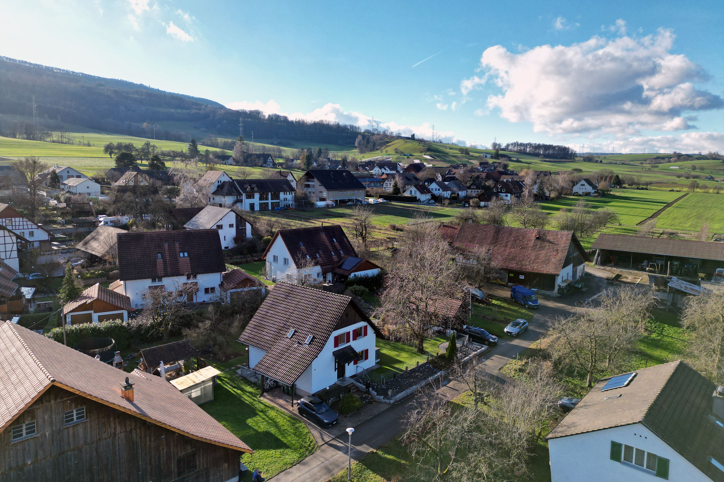 Die schöne Wohnlage ...