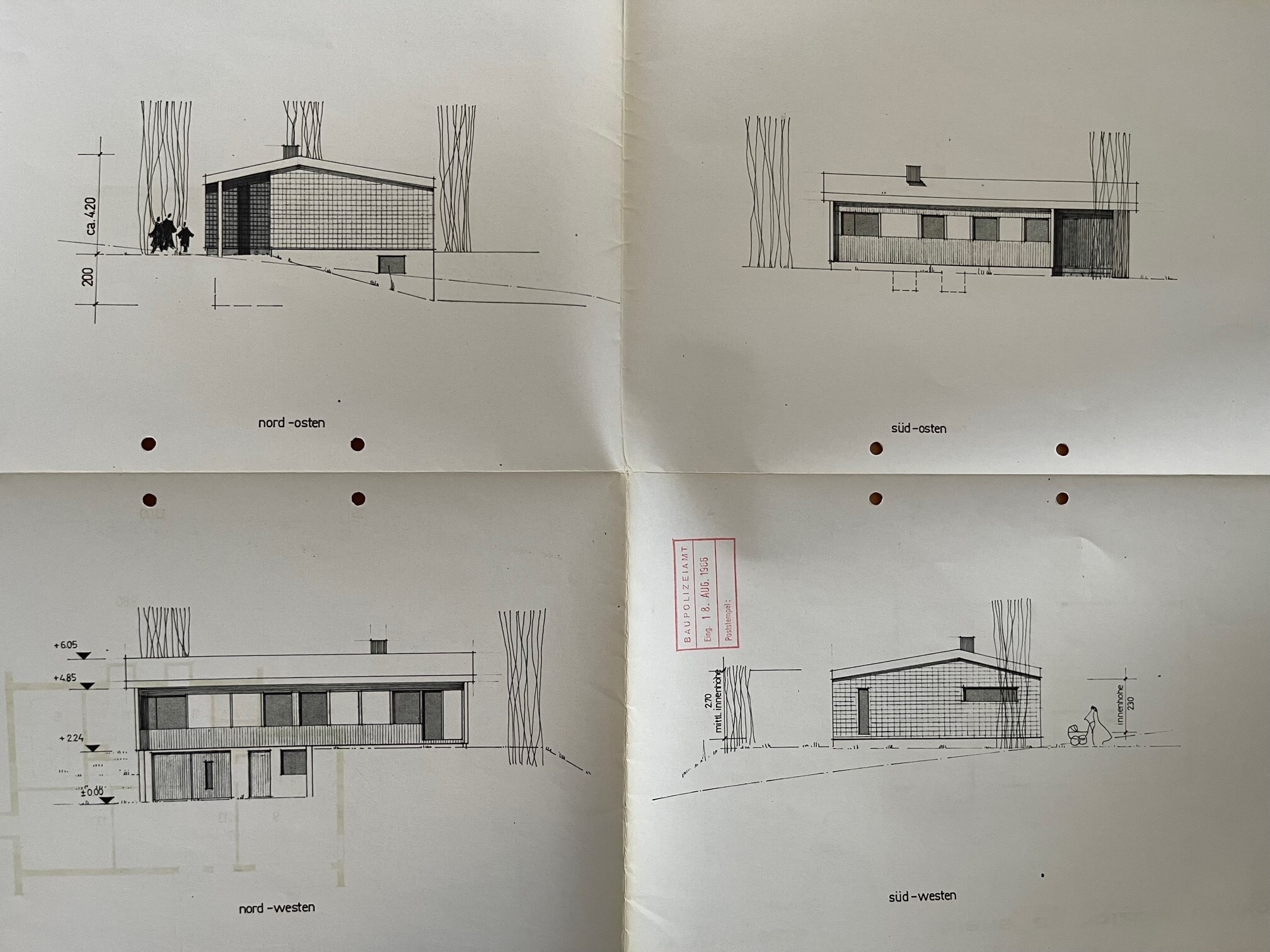 Grundrissplan Querschnitt