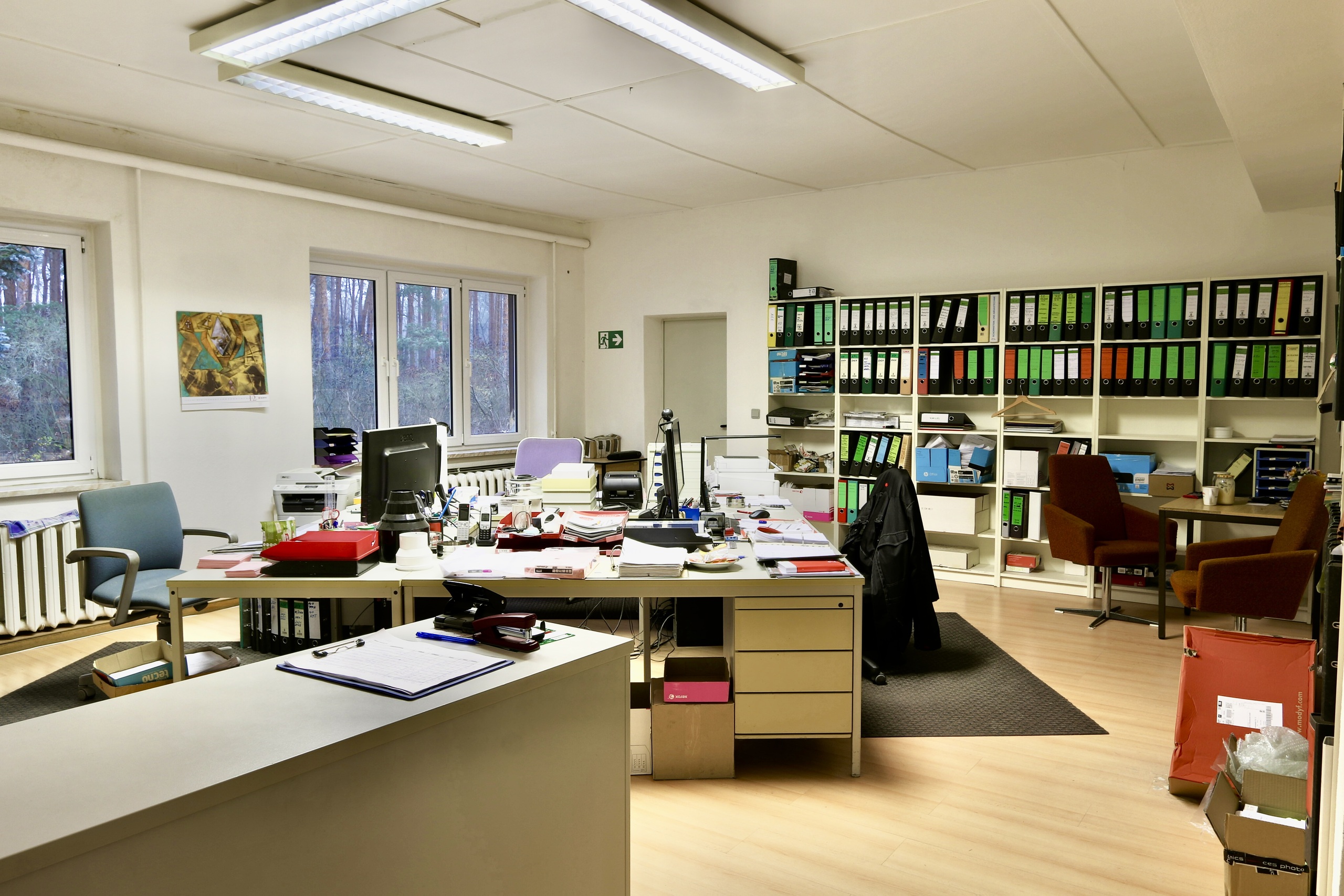 Grosszügige Büroräumlichkeiten.