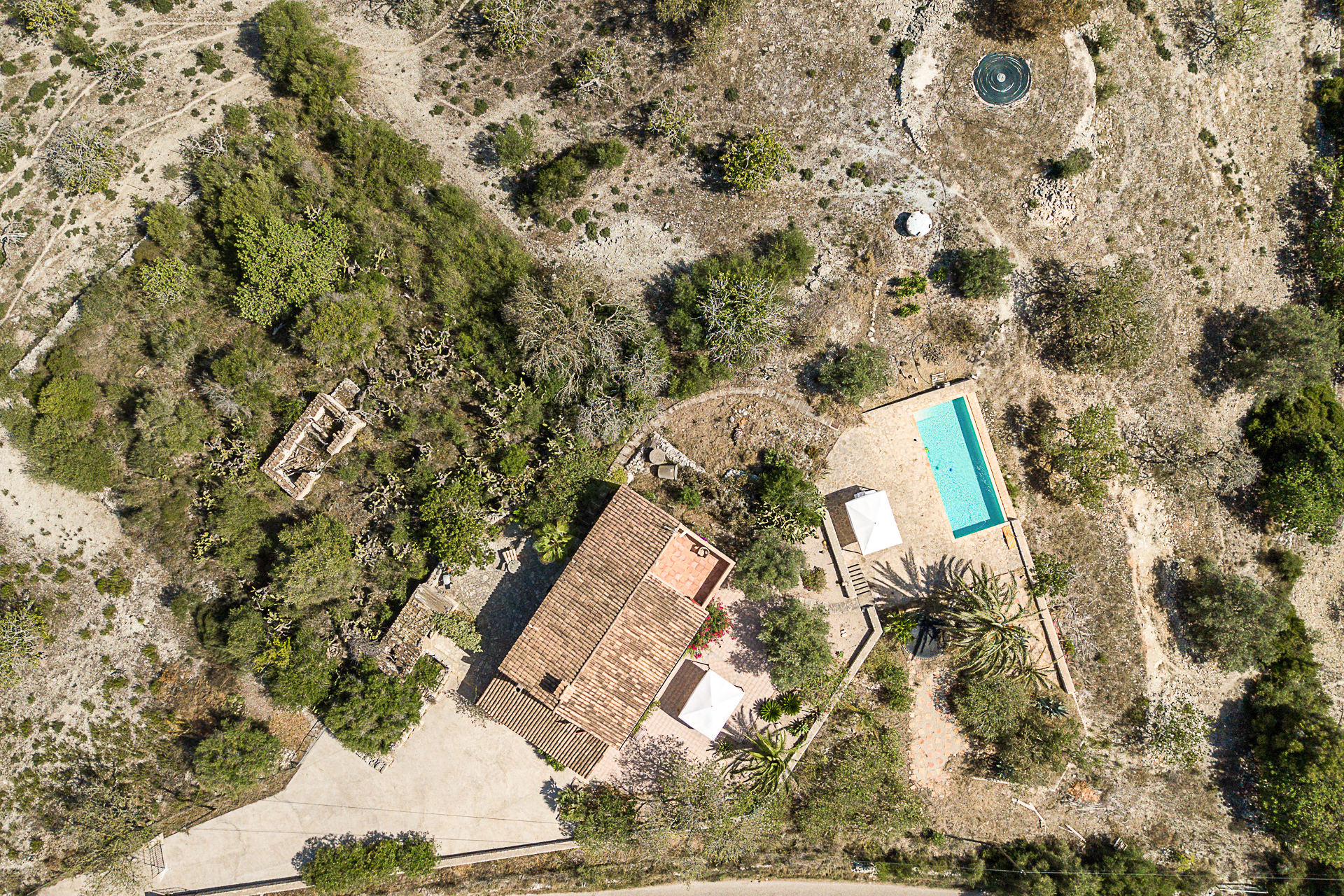 Luftaufnahme der Finca Luftaufnahme der Finca