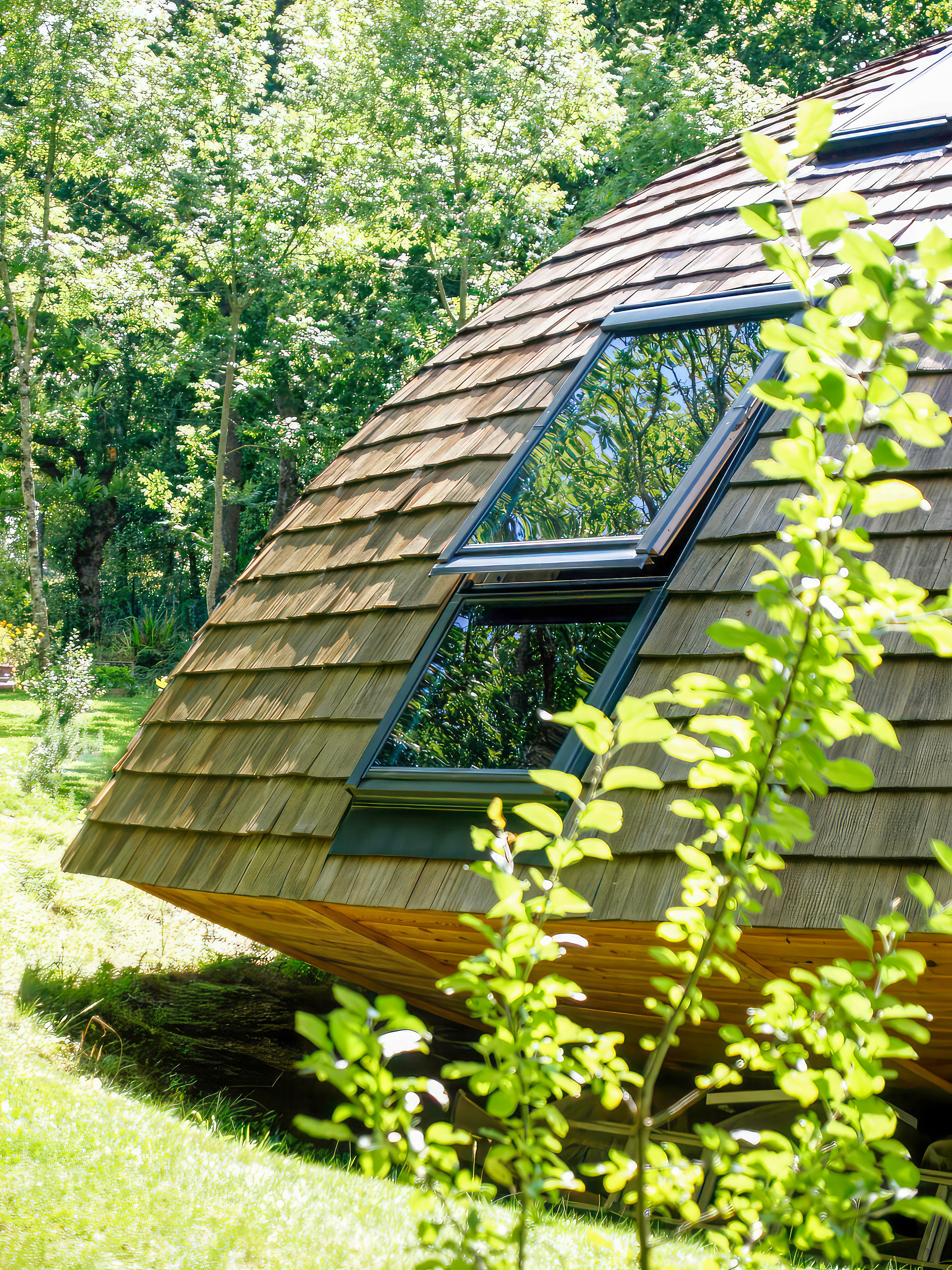 Domespace, la maison écologique qui limite les émissions de CO2 : l'extérieur.