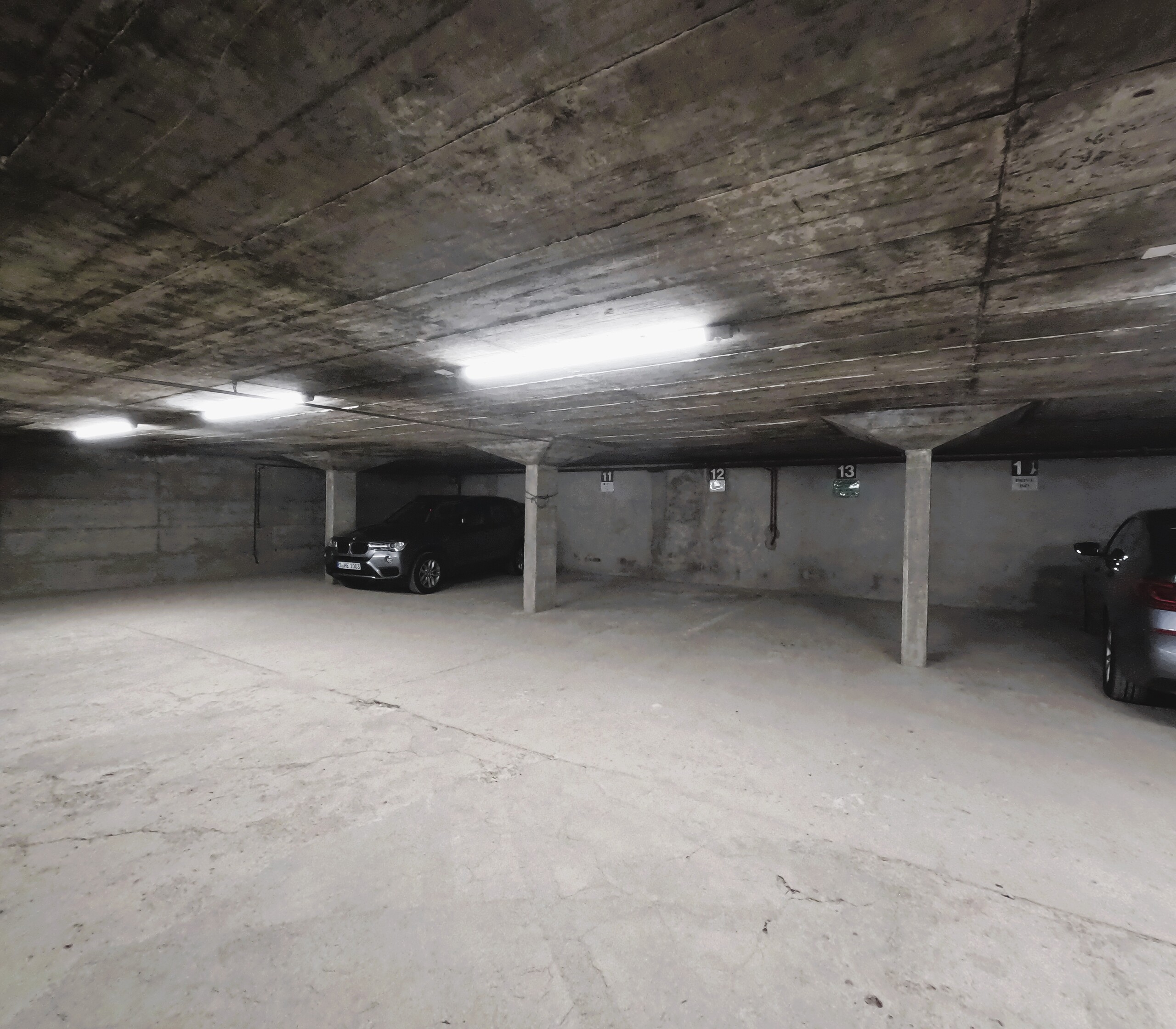 Parking souterrain de l'immeuble 
