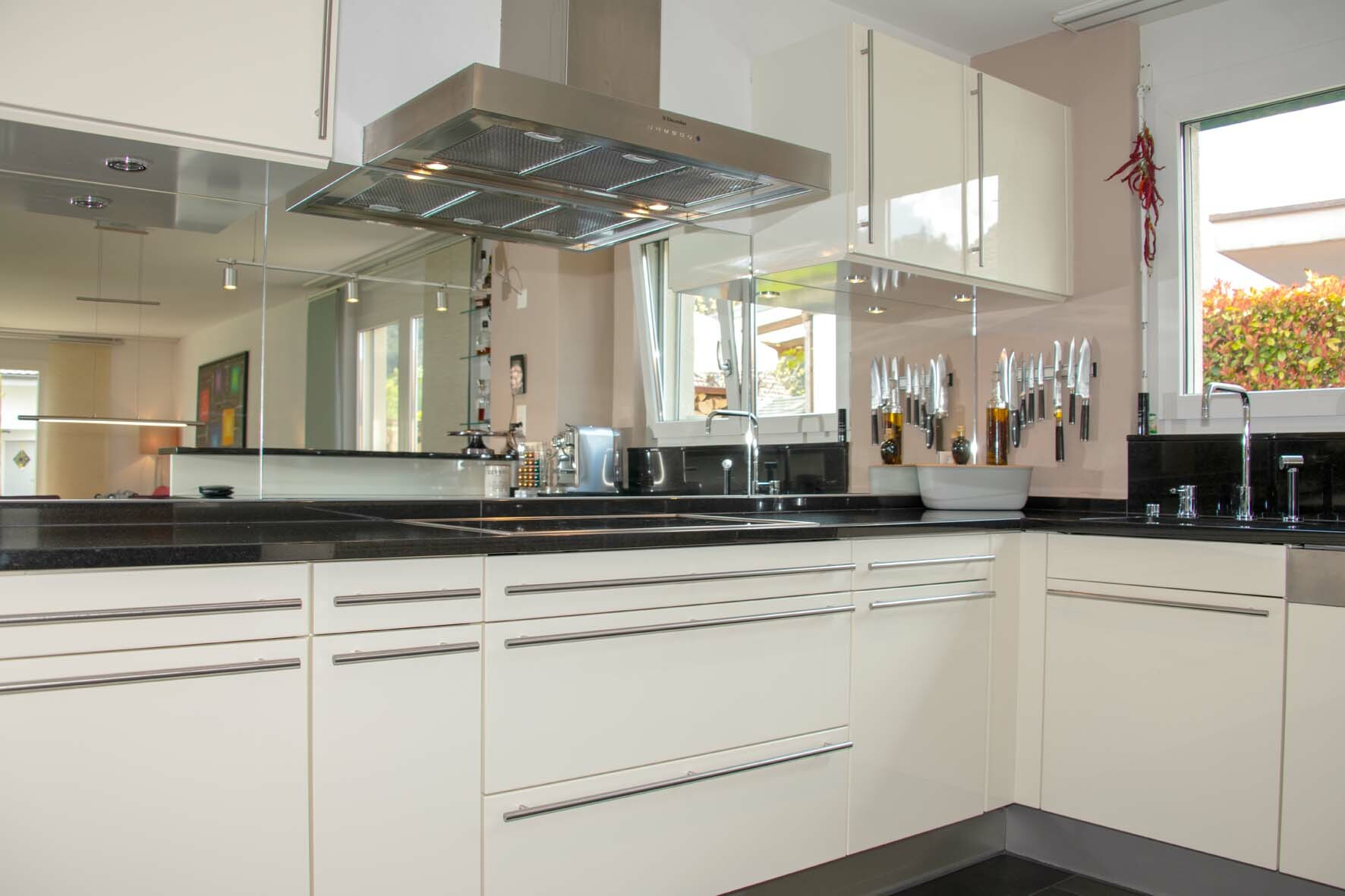 Die top ausgestattete Küche