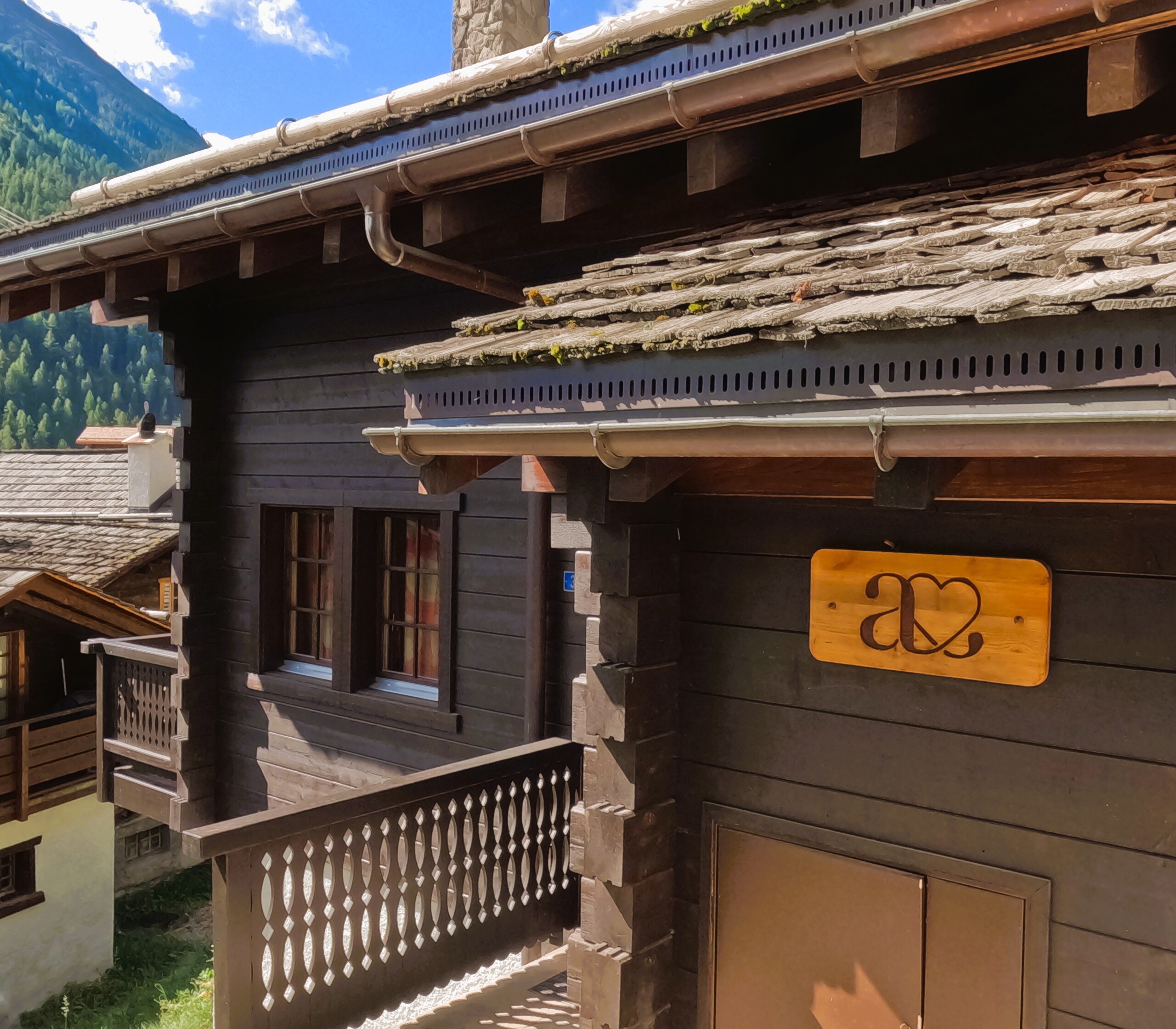 Entrée du chalet