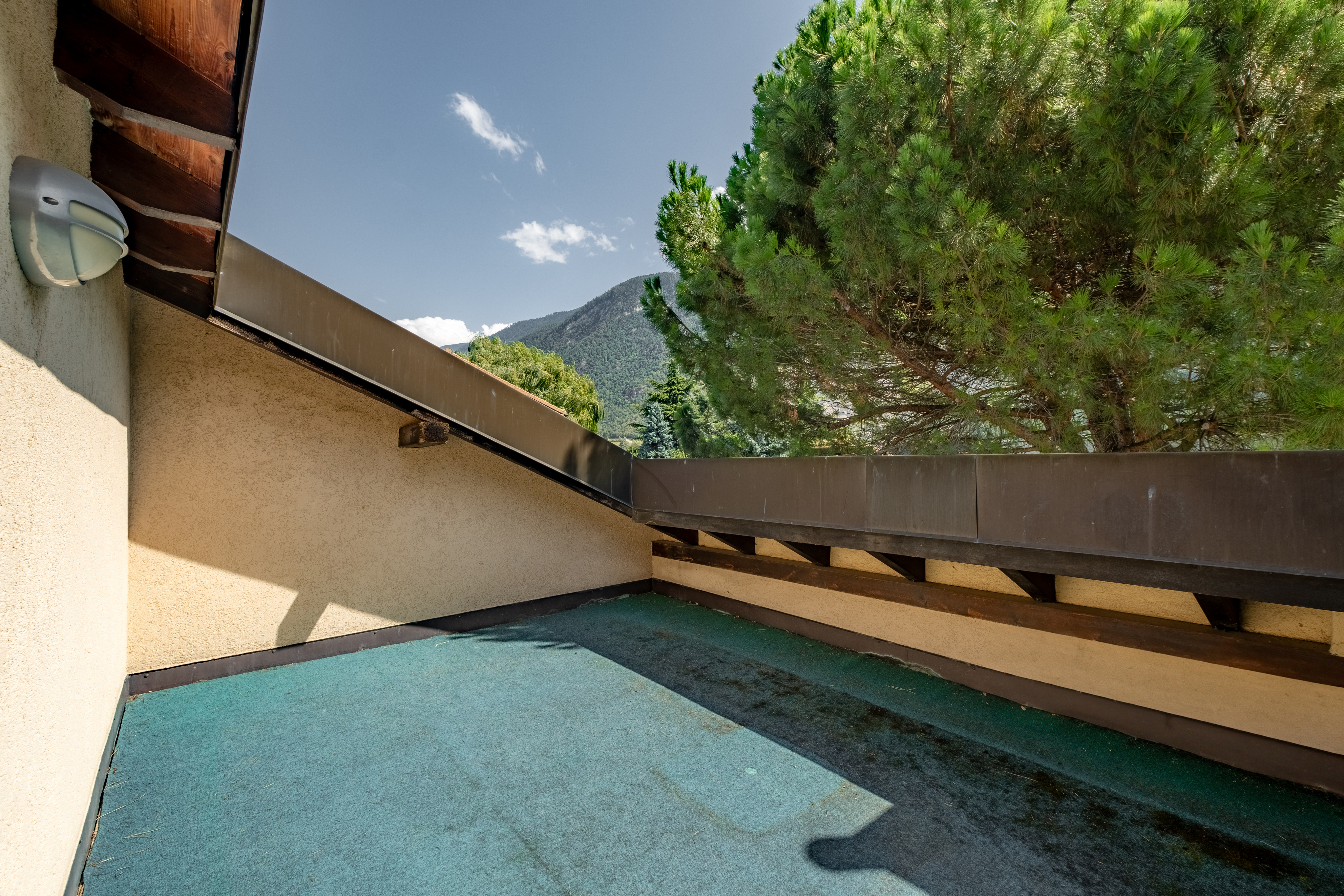 terrasse dans le toit