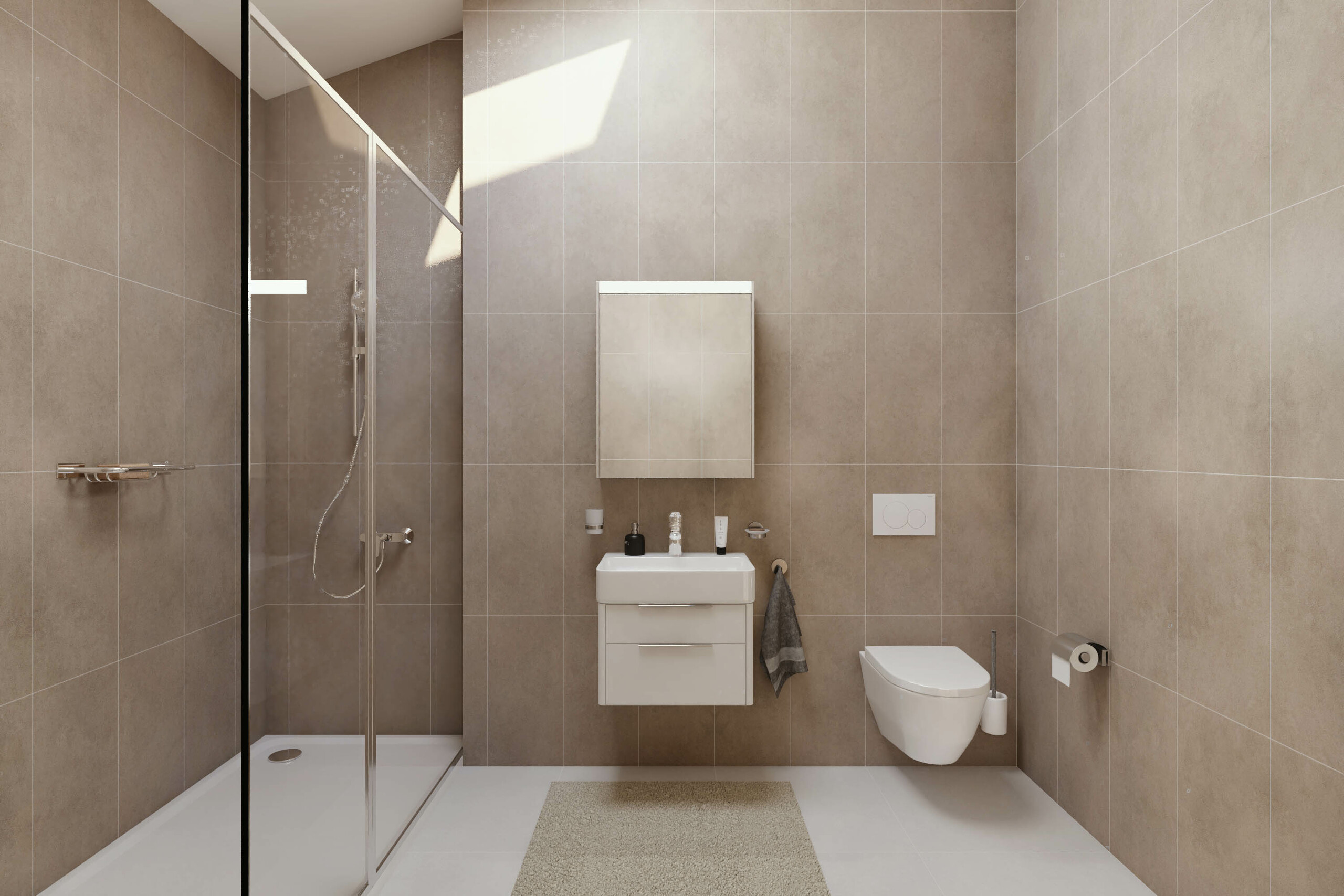 Villa type A - Salle de douche