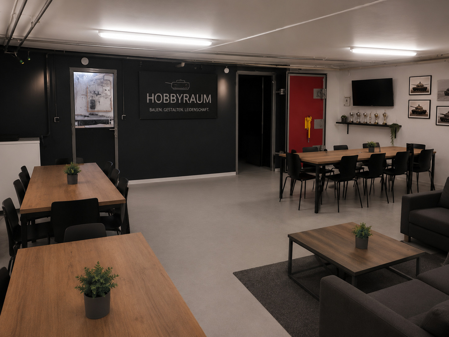 Vereinsraum Raum 1 Visualisierung Vereinsraum Raum 1 Visualisierung