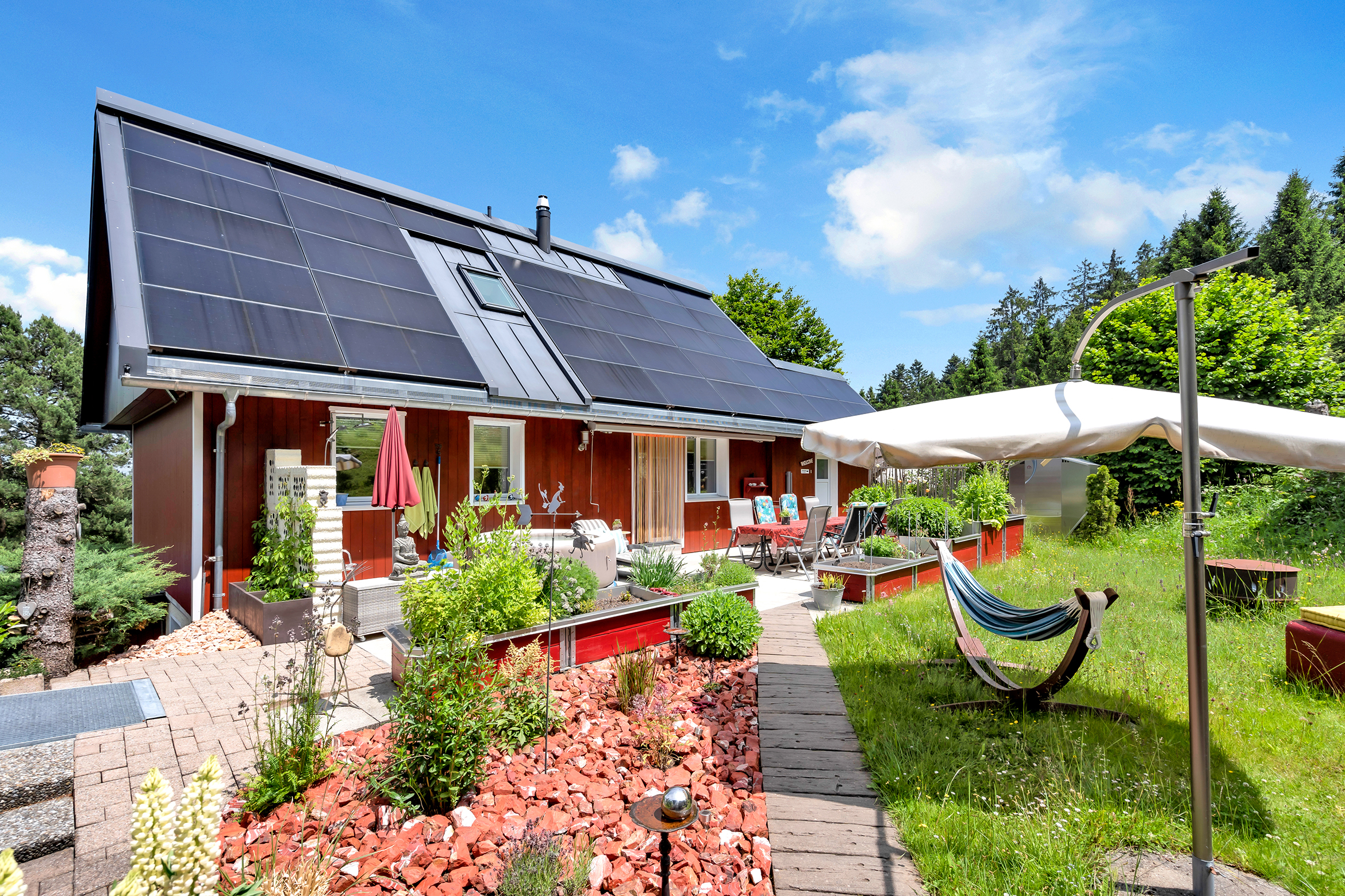 Aussenansicht Süd Fassade