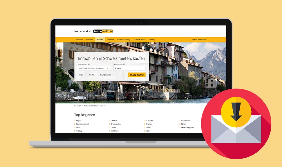 Neu: Import der Anfragen von Immowelt.ch