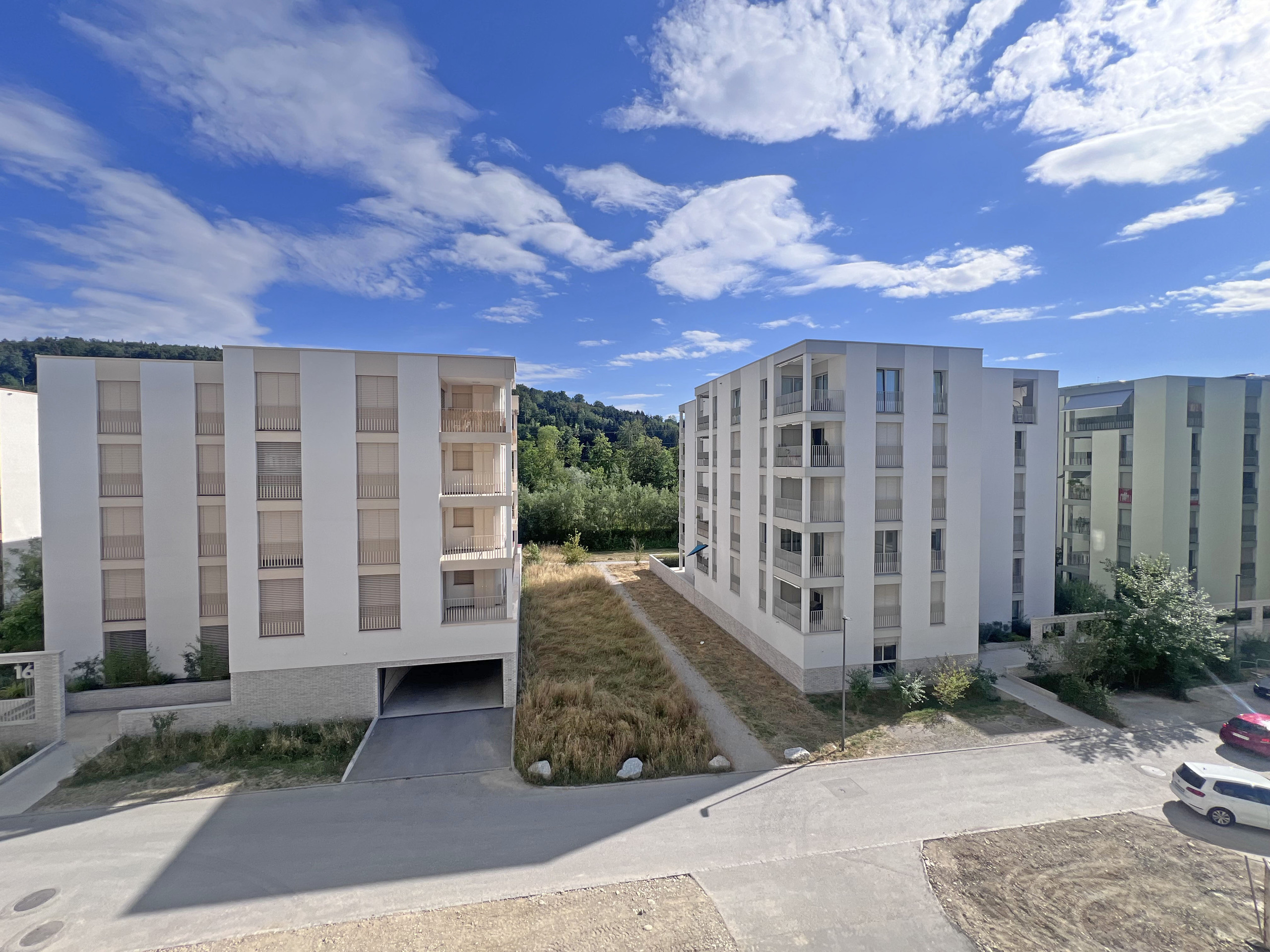 Vue depuis chambre à coucher 1 - App. 4.5 pièces - Lot T-31