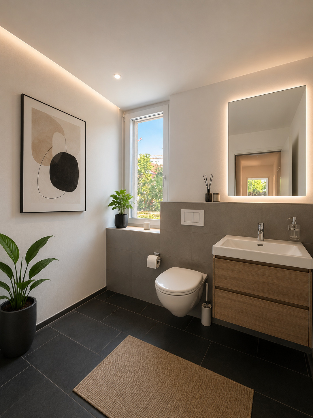 WC séparé Étage supérieur Visualisation WC séparé Étage supérieur Visualisation